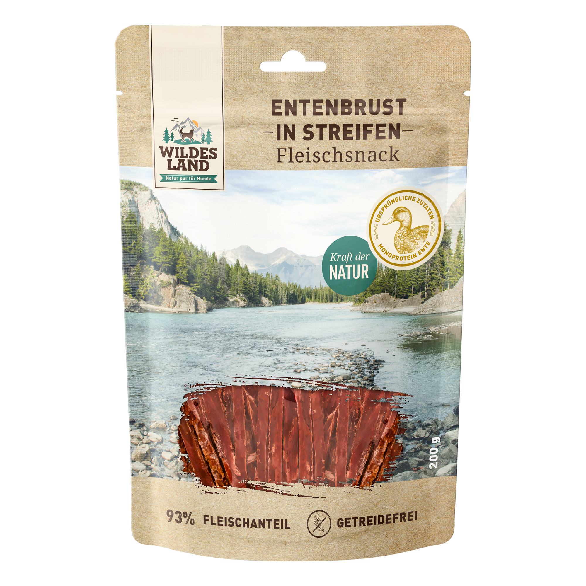 Hundesnack 'Fleischsnacks Entenbrust in Streifen' 200 g