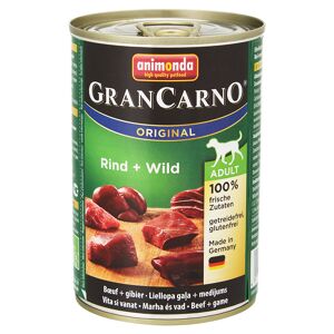 Hundenassfutter "Gran Carno" Original mit Rind/Wild 400 g