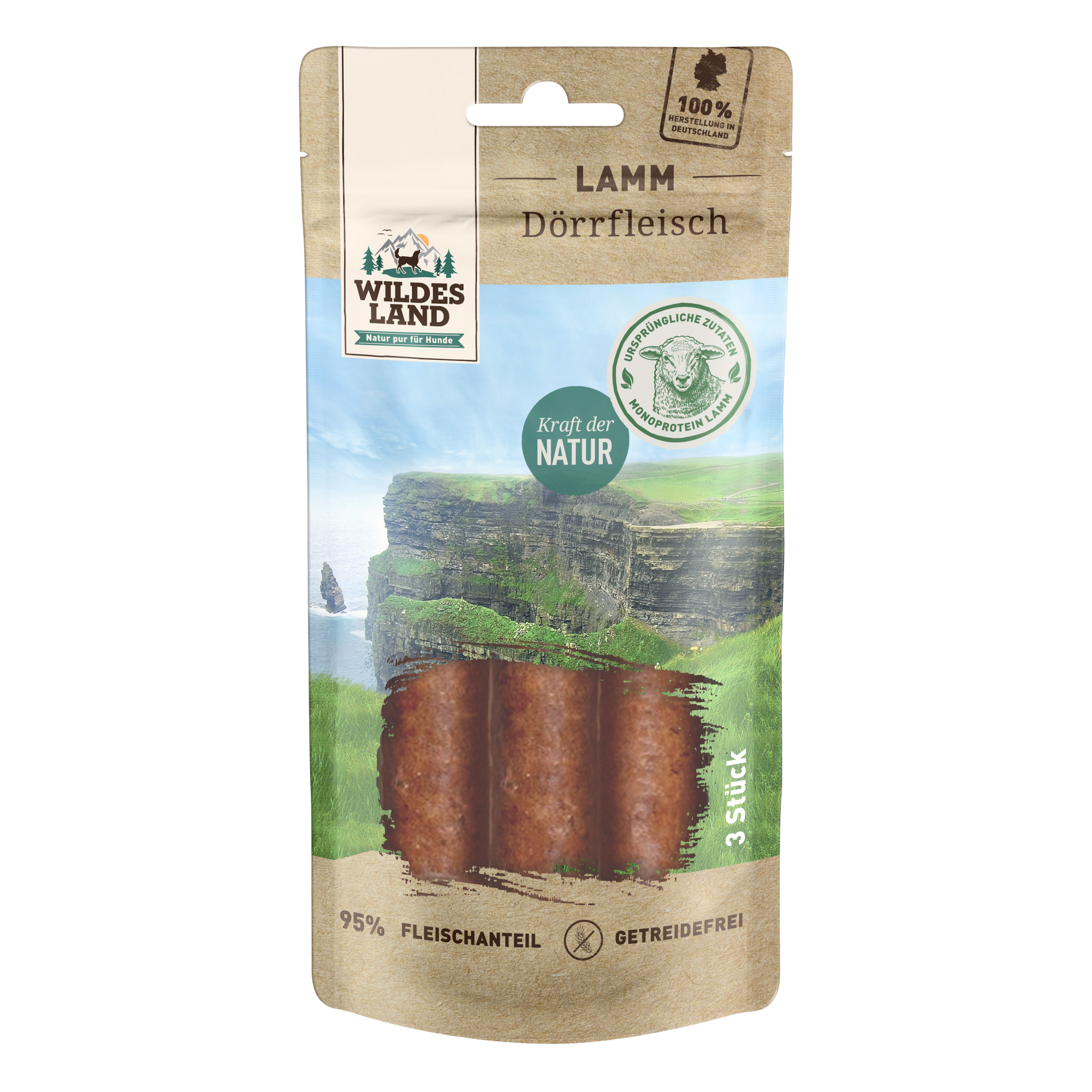 Hundesnack 'Dörrfleisch Lamm' 65 g