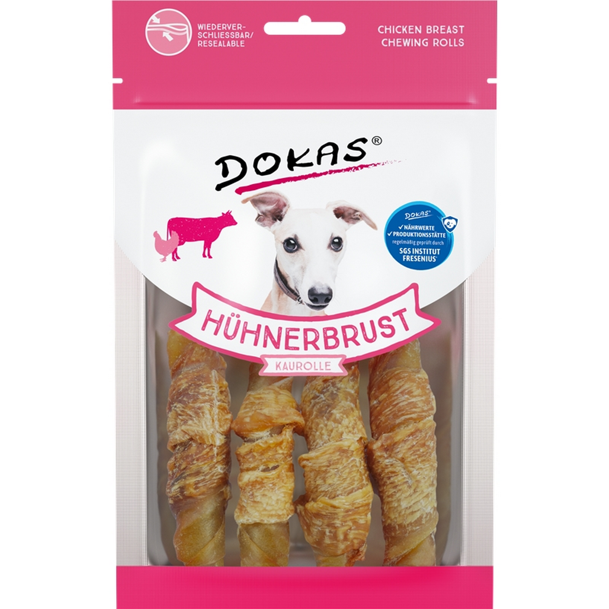 Hundefutter Kaurolle Hühnerbrust 90 g