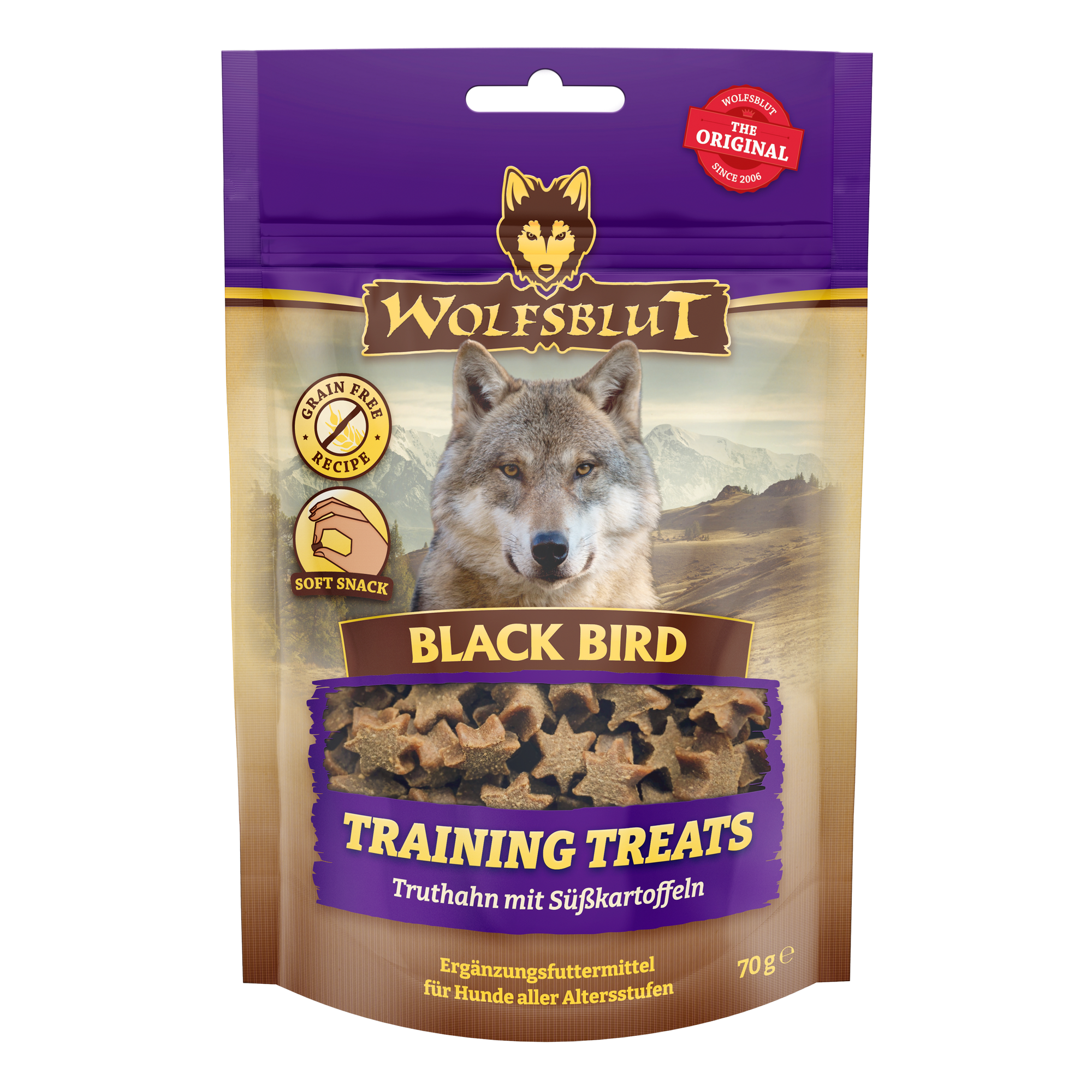 Hundesnack 'Training Treats Black Bird' 70 g