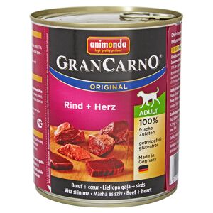 Hundenassfutter "Gran Carno" Original mit Rind/Herz 800 g