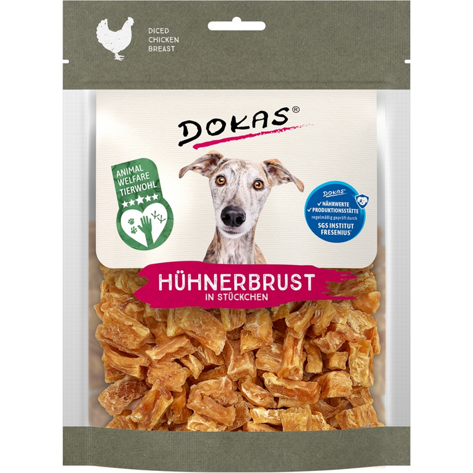 Hundefutter Hühnerbrust 170 g