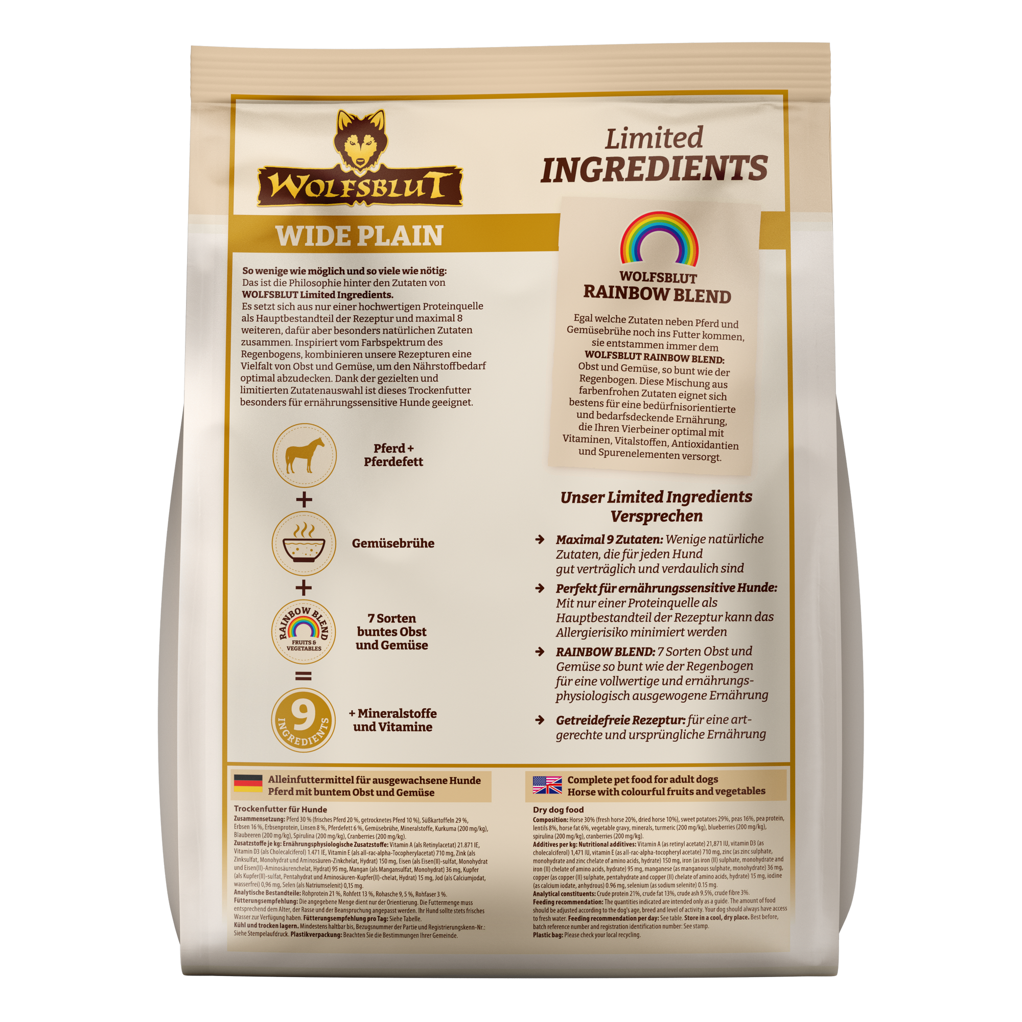 Hundetrockenfutter 'Wide Plain' Adult 1 kg