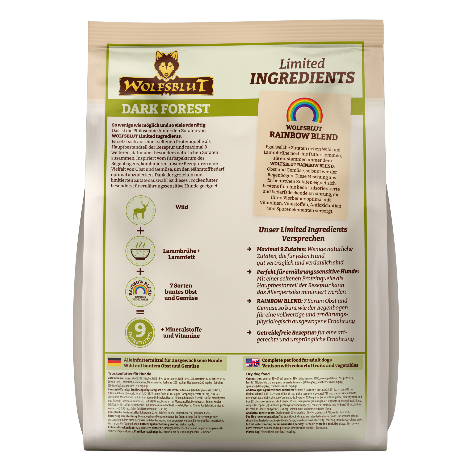 Hundetrockenfutter 'Dark Forest' Adult 1 kg