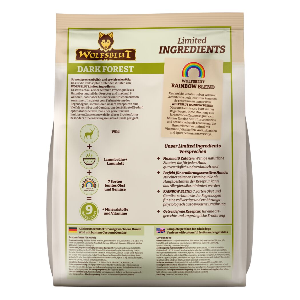 Hundetrockenfutter 'Dark Forest' Adult 1 kg