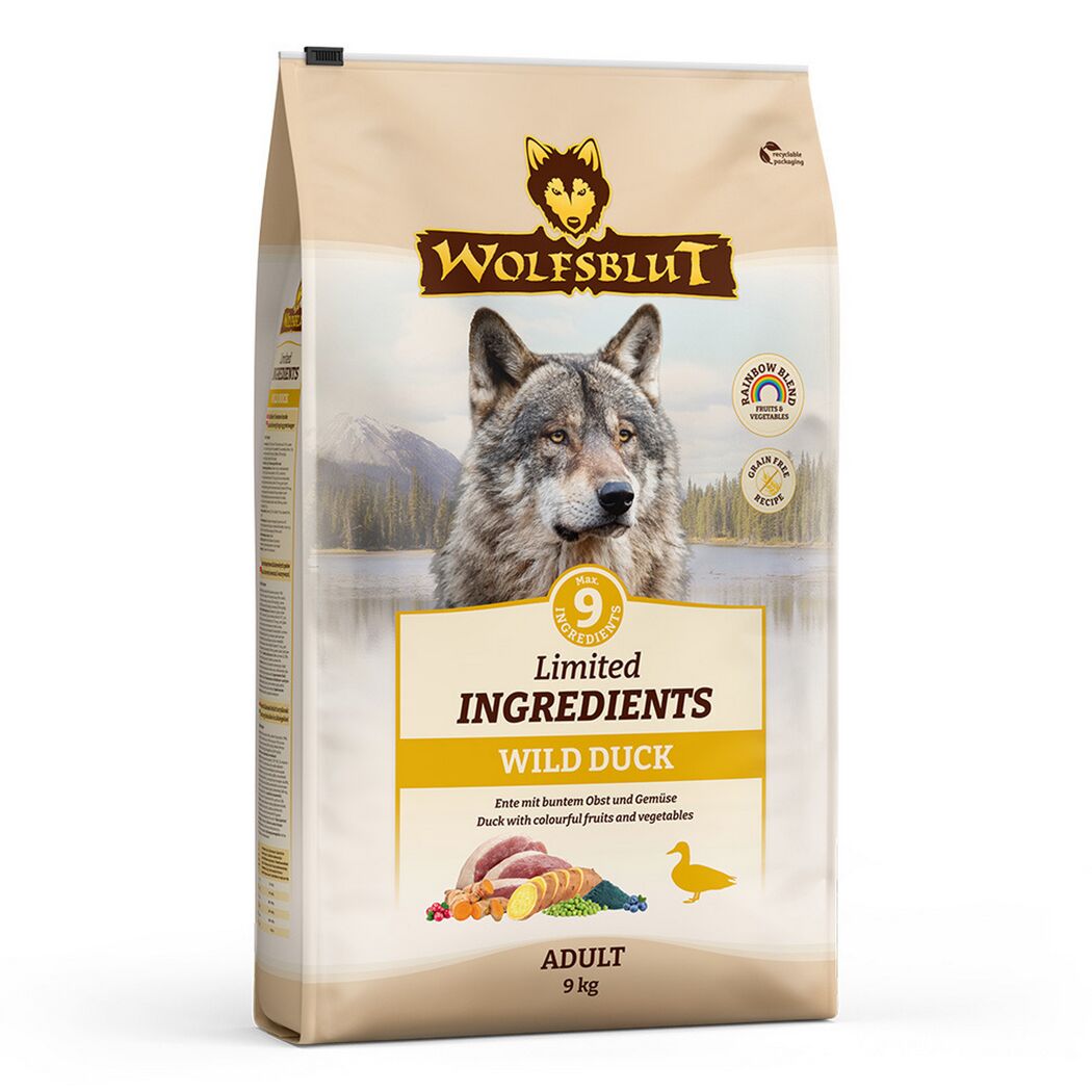 Hundetrockenfutter 'Wild Duck' Adult Ente 9 kg