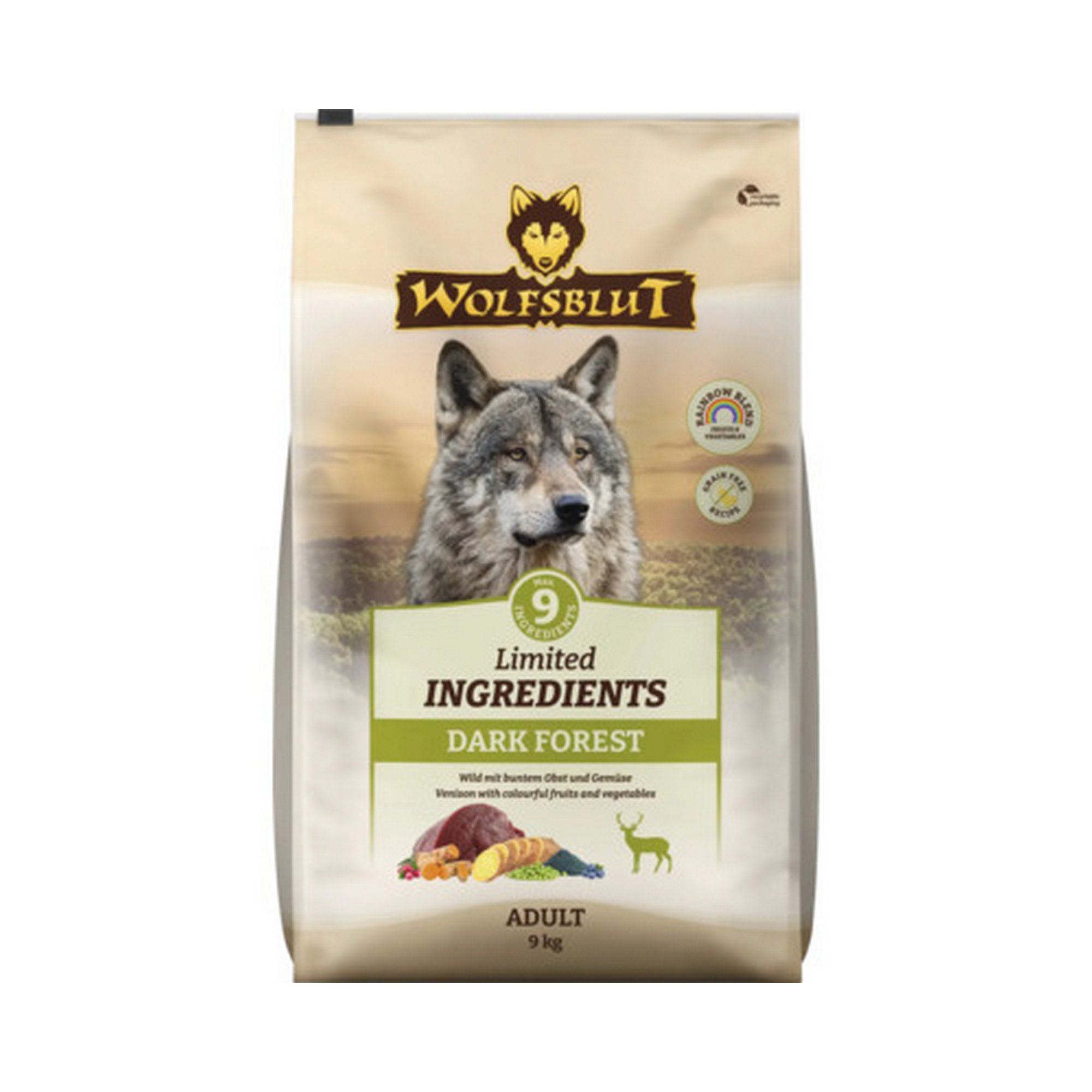 Hundetrockenfutter 'Dark Forest' Adult Wild 9 kg