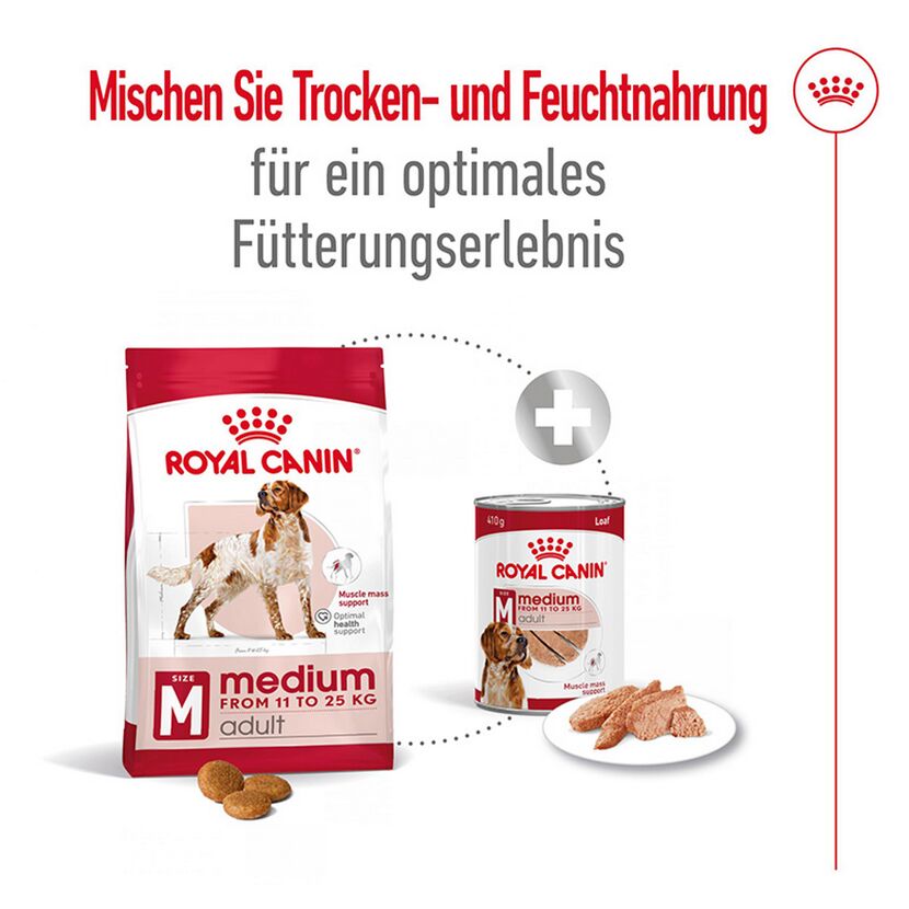 Hundenassfutter 'Medium Adult Mousse' 410 g