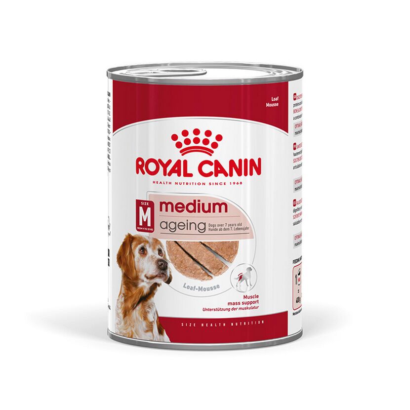 Hundenassfutter 'Medium Ageing Mousse' 410 g