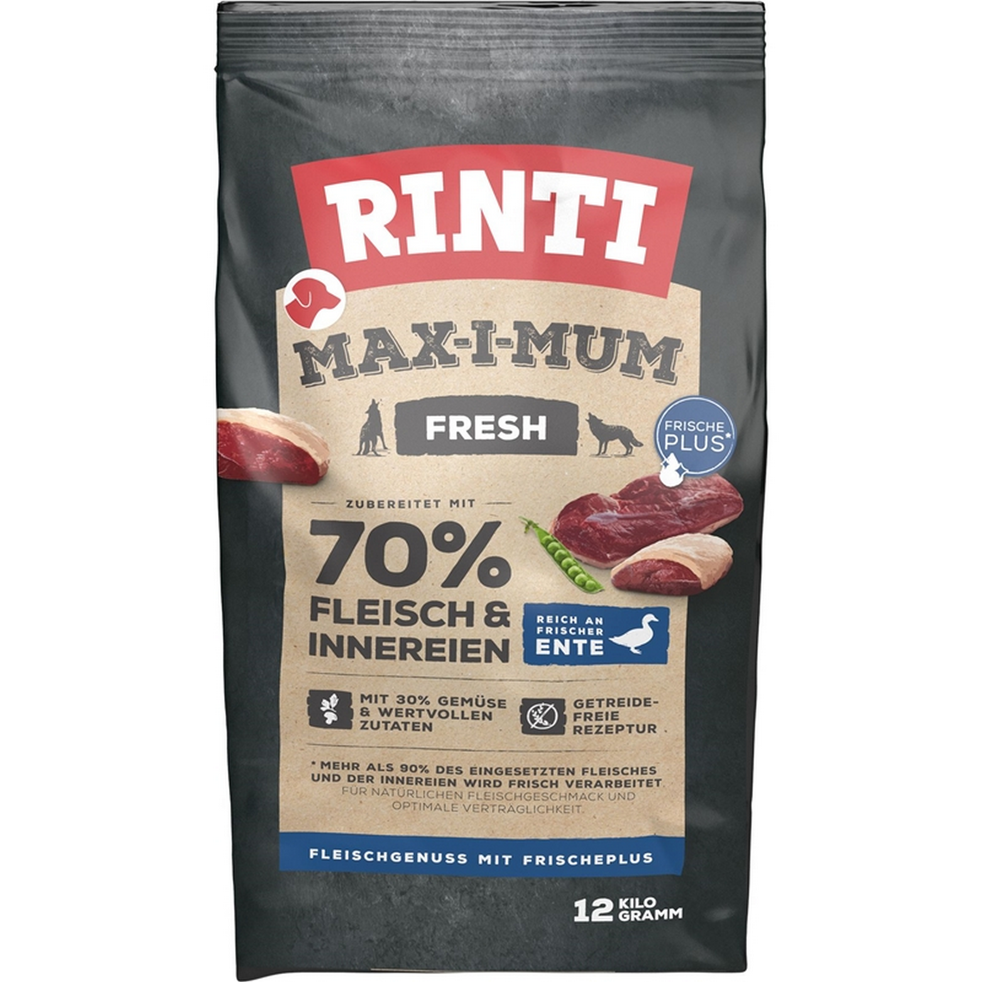 Hundefutter 'Max-i-mum' Ente 12 kg