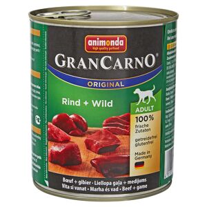 Hundenassfutter "Gran Carno" Original mit Rind/Wild 800 g
