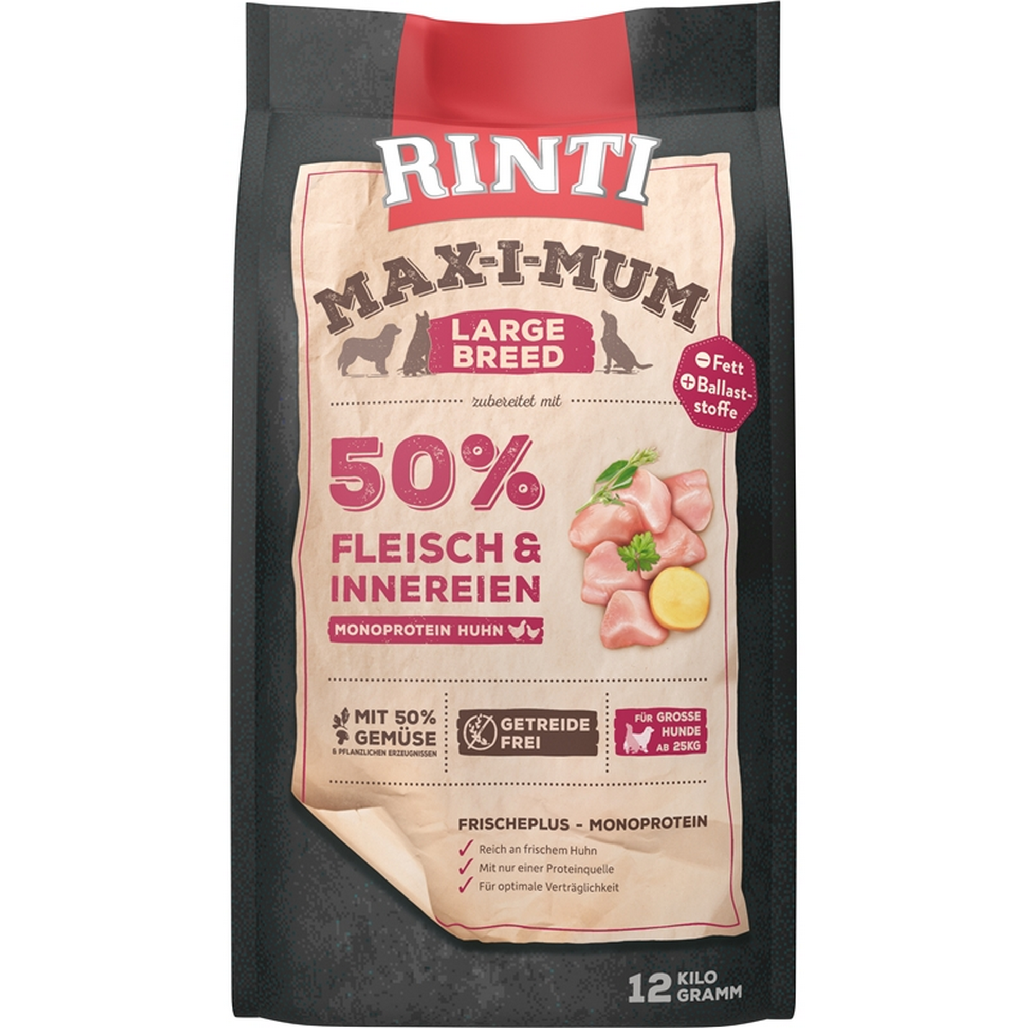 Hundefutter 'Max-i-mum' MA x -I-MUM LAR gE 12 kg