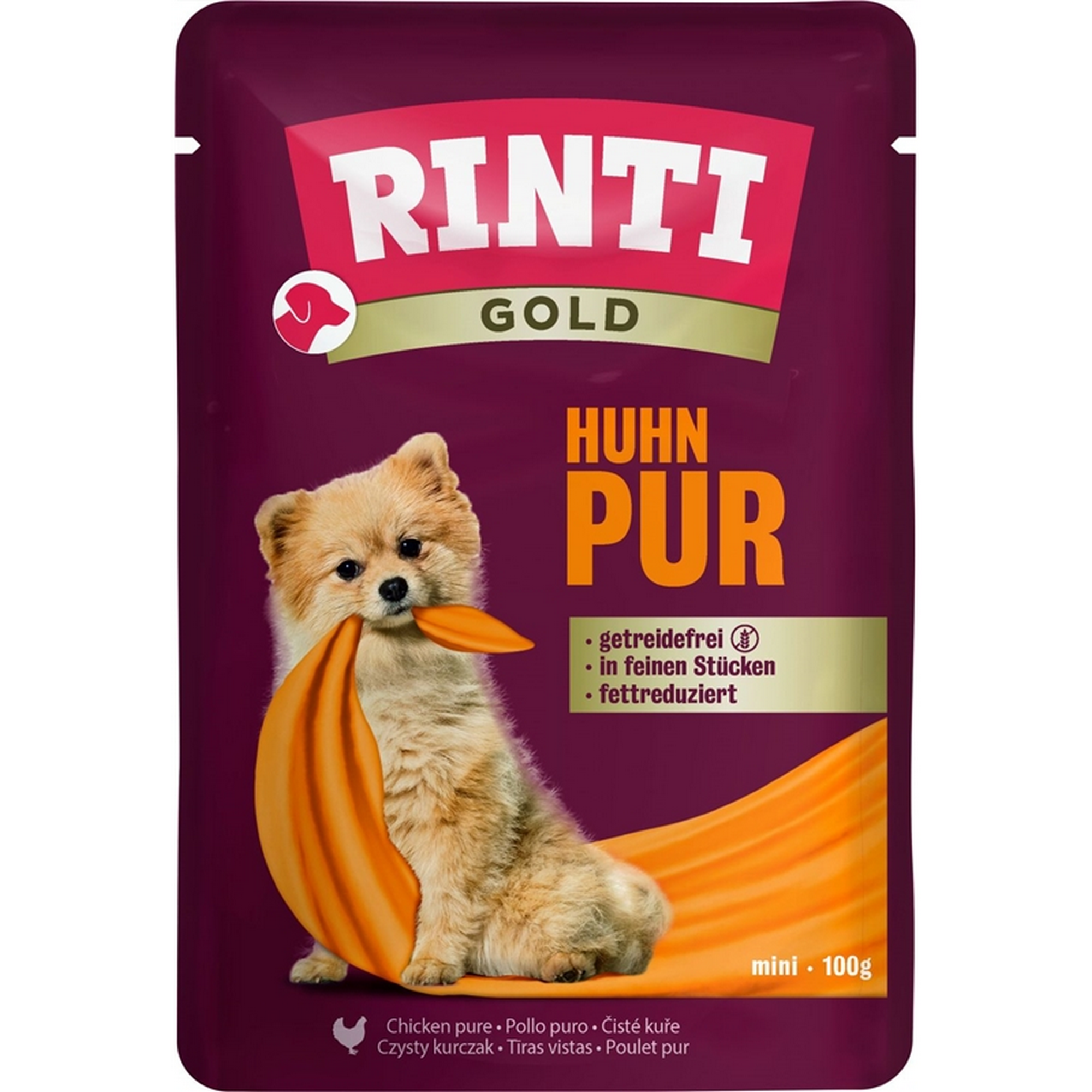 Hundefutter 'gold' Huhn Pur 100 g