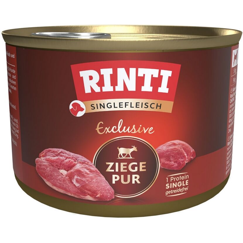 Hundefutter 'Singlefleisch' Ziege Pur 185 g