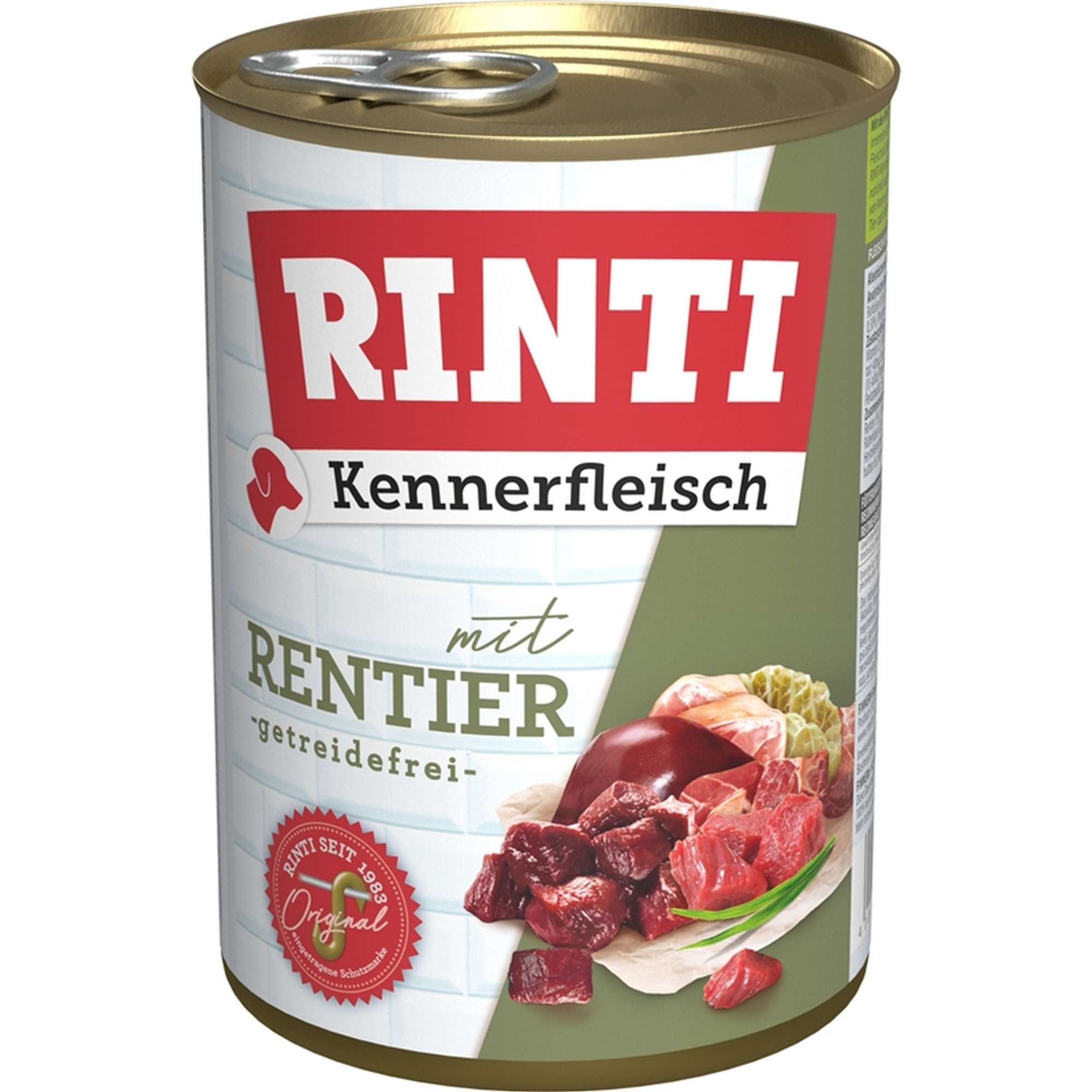 Hundefutter 'Kennerfleisch' mit Rentier gefriergetrocknet 400 g