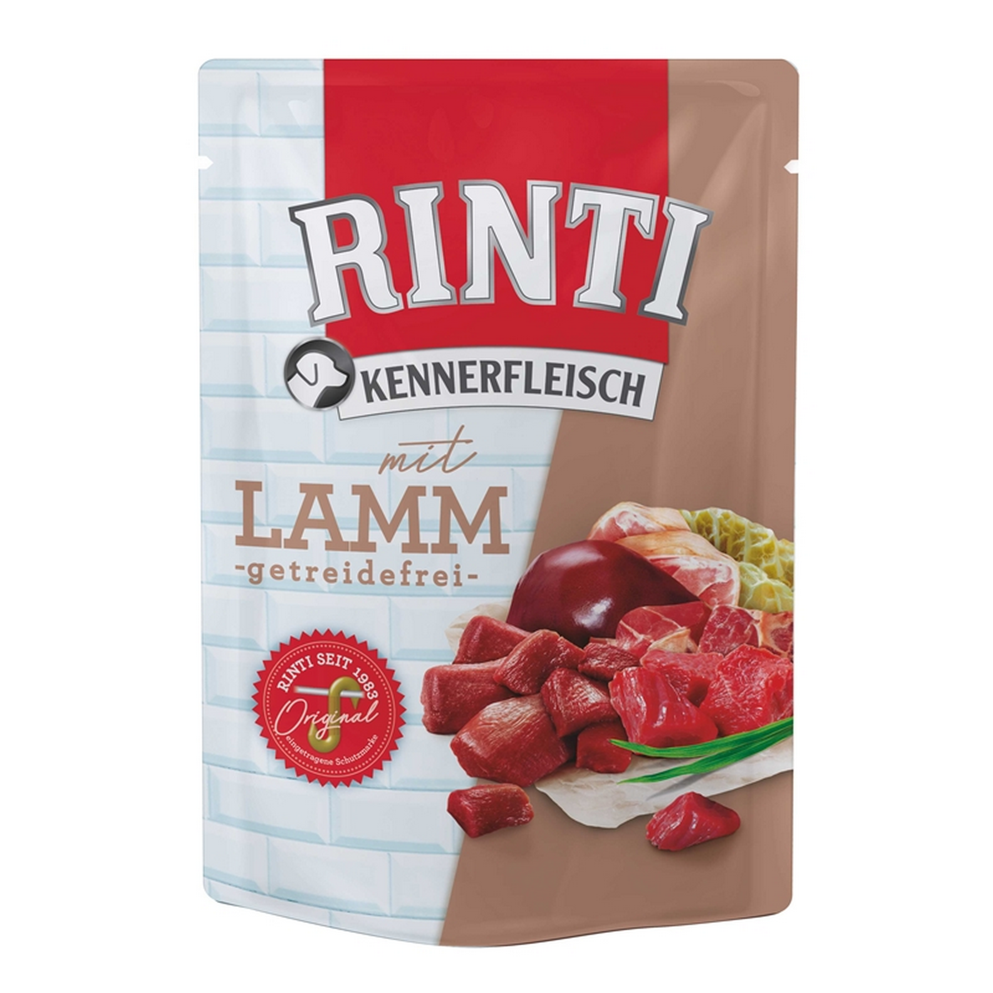 Hundefutter 'Kennerfleisch' mit Lamm 400 g