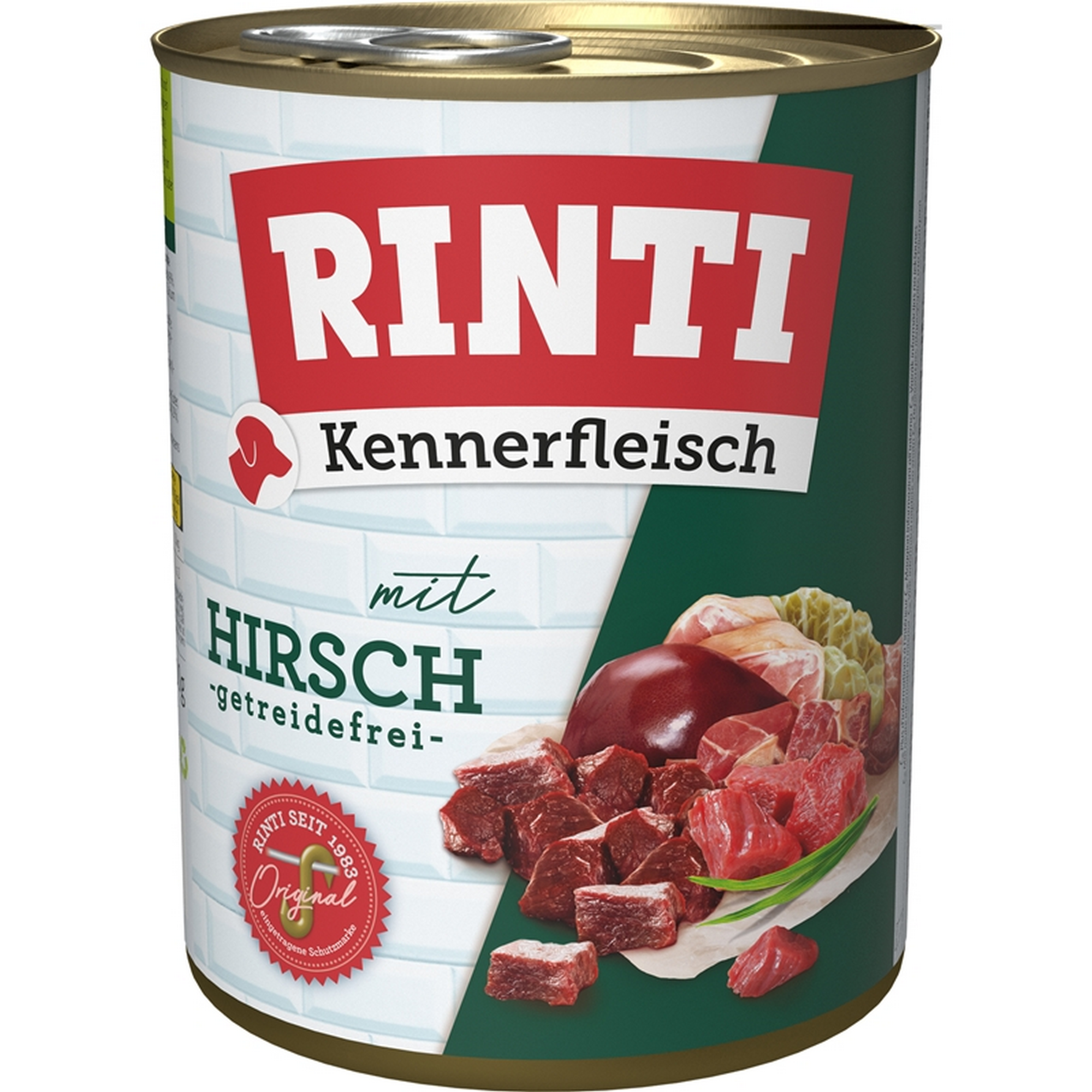 Hundefutter 'Kennerfleisch' Hirsch Dose 800 g