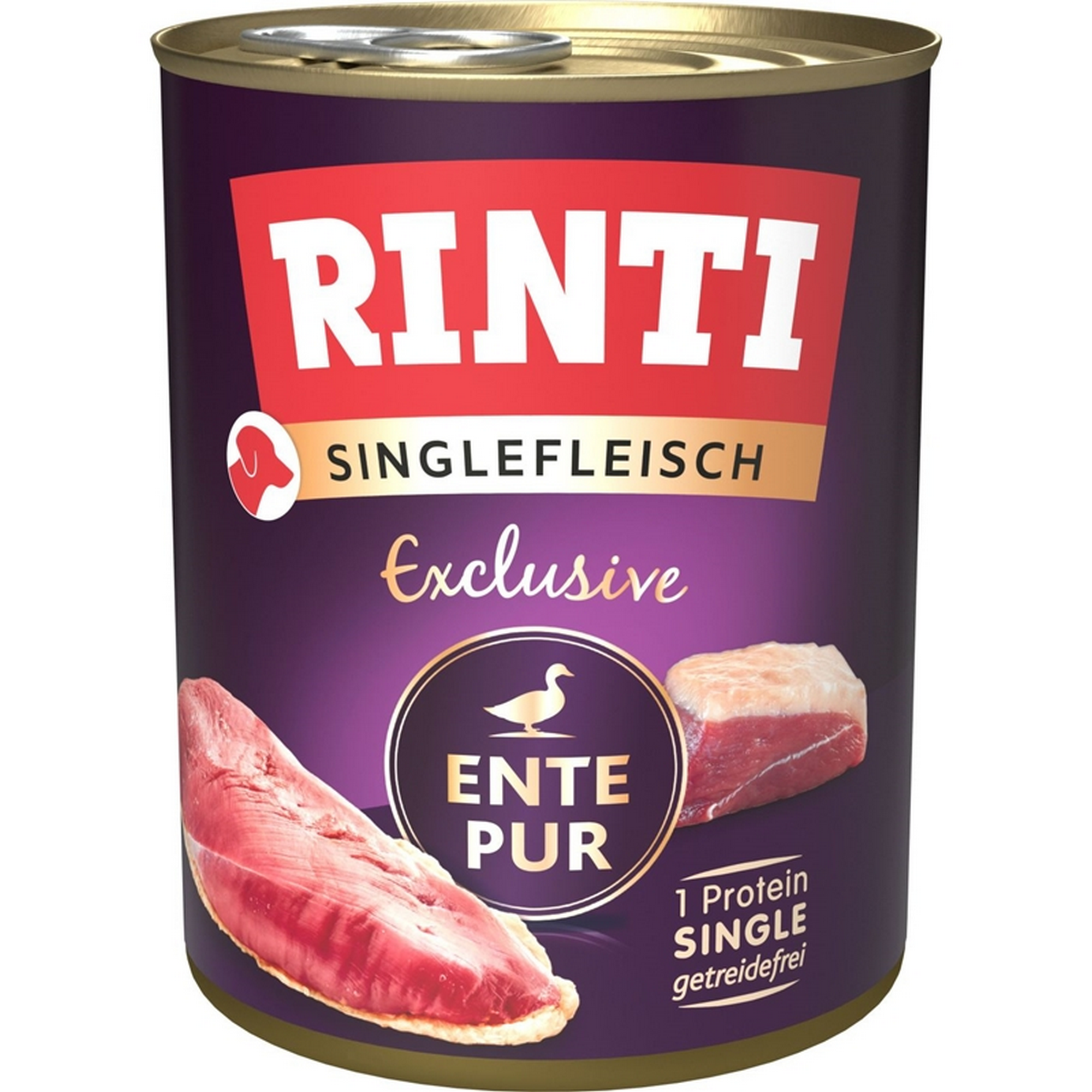 Hundefutter 'Singlefleisch' Ente Pur 800 g