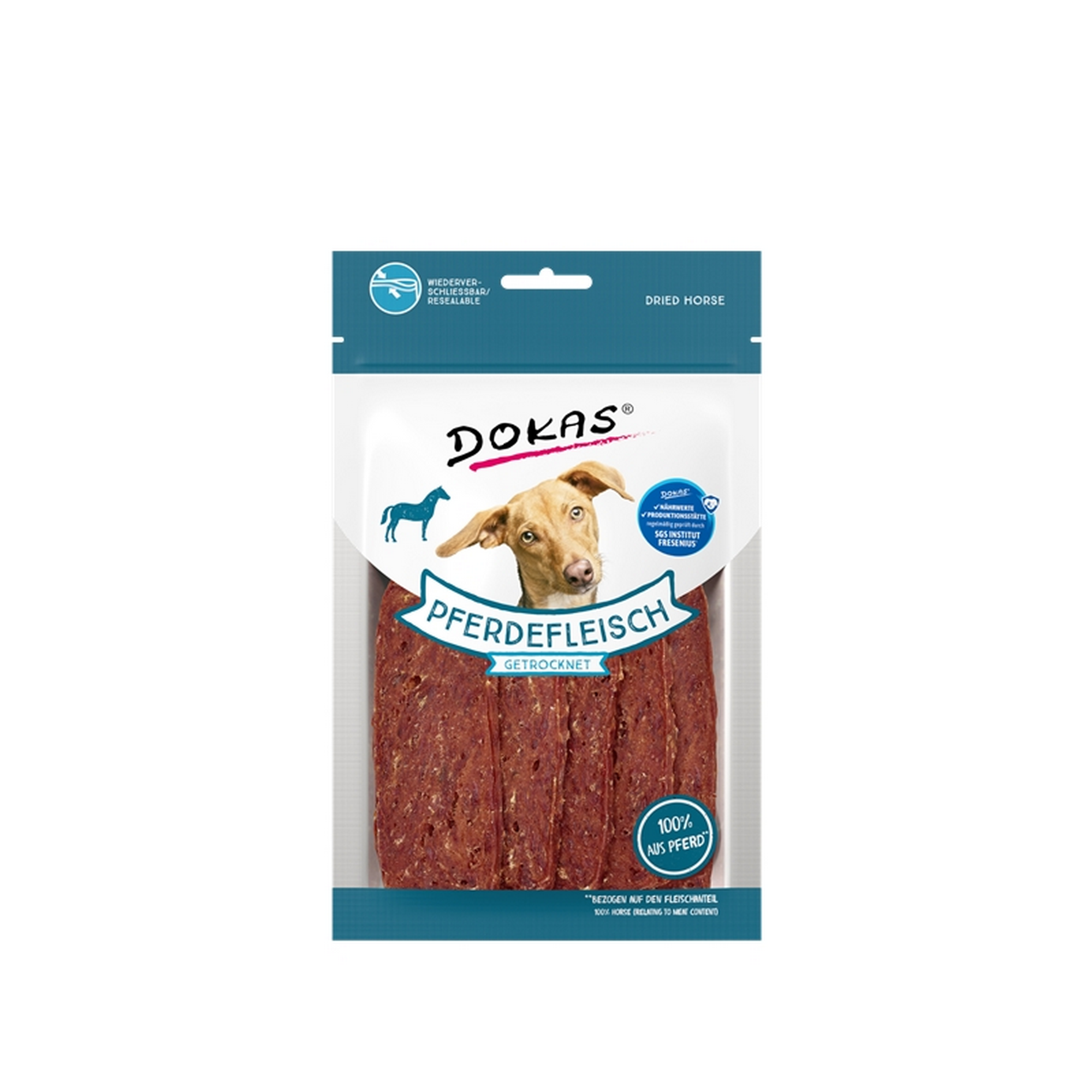 Hundefutter Pferdefleisch getrocknet 60 g