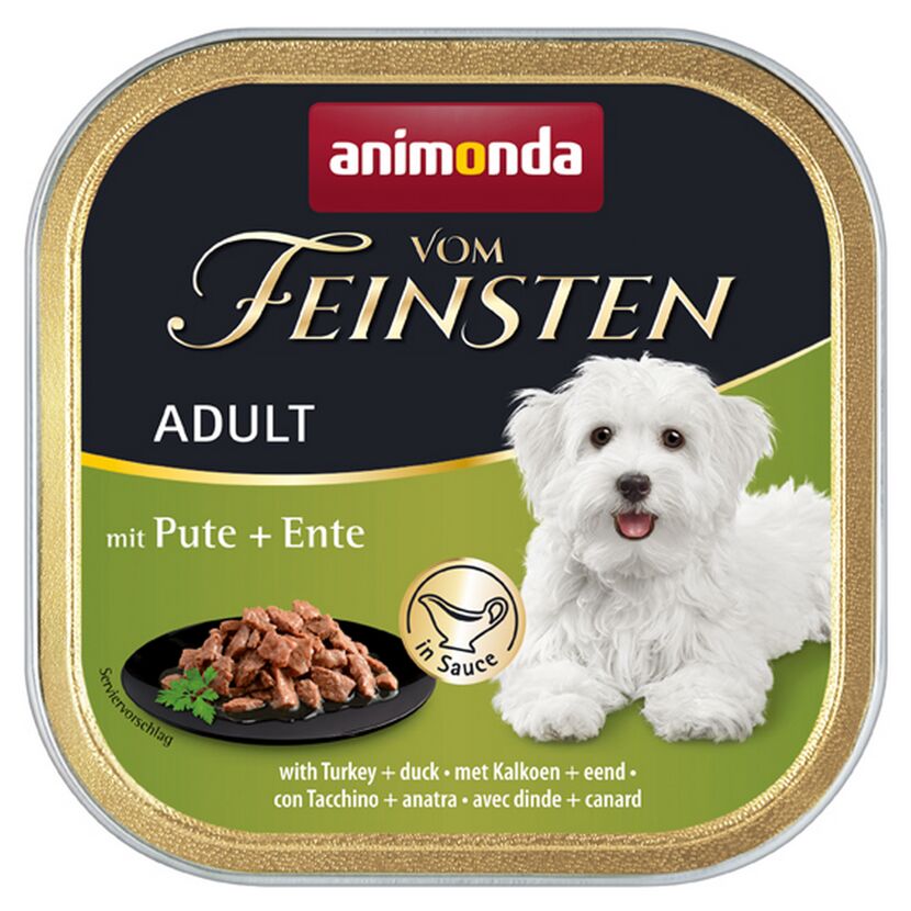 Hundefutter 'Vom Feinsten' Adult Pute & Ente 150 g