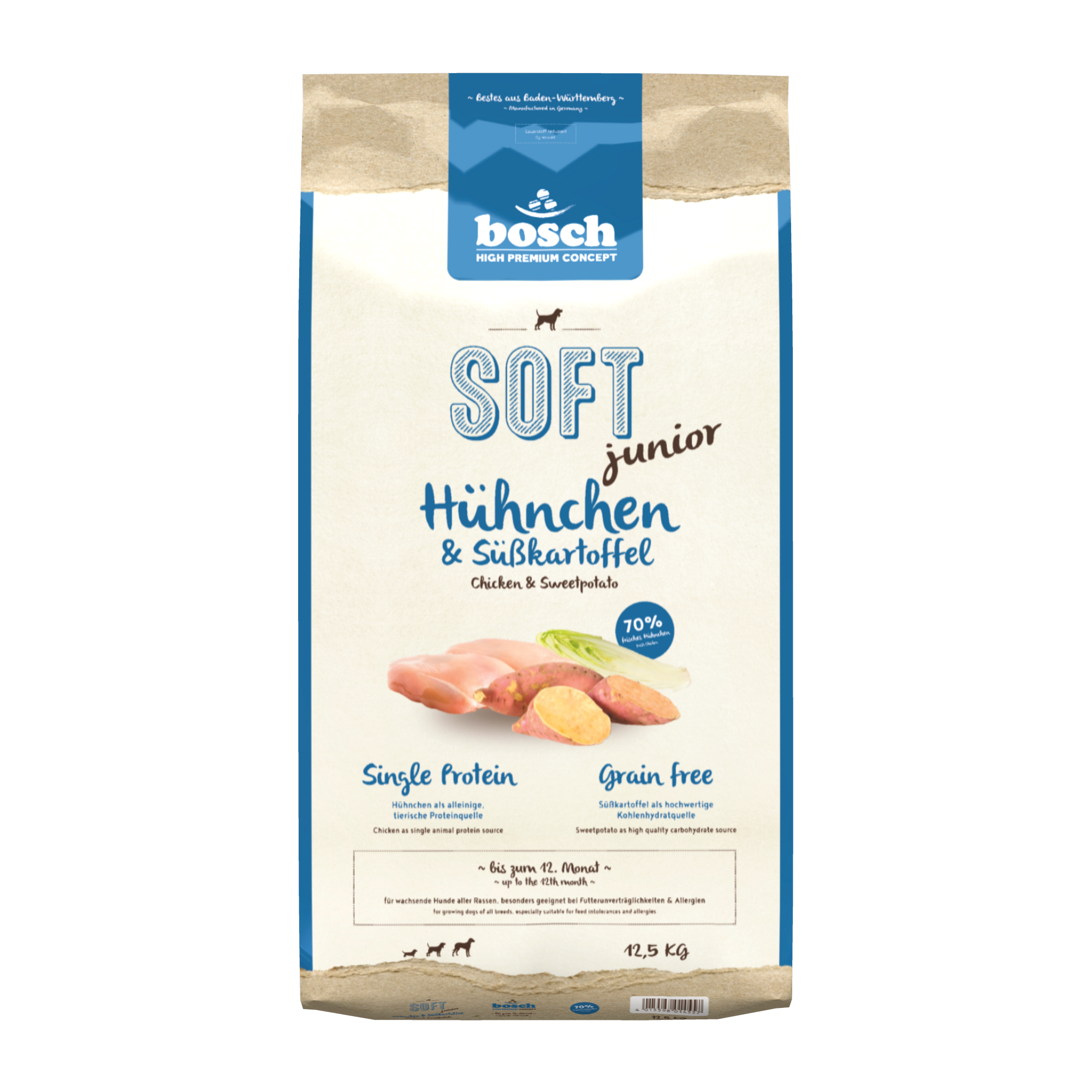 Hundefutter 'High Premium Concept Soft/Plus' Soft Junior Hühnchen 12,5 kg