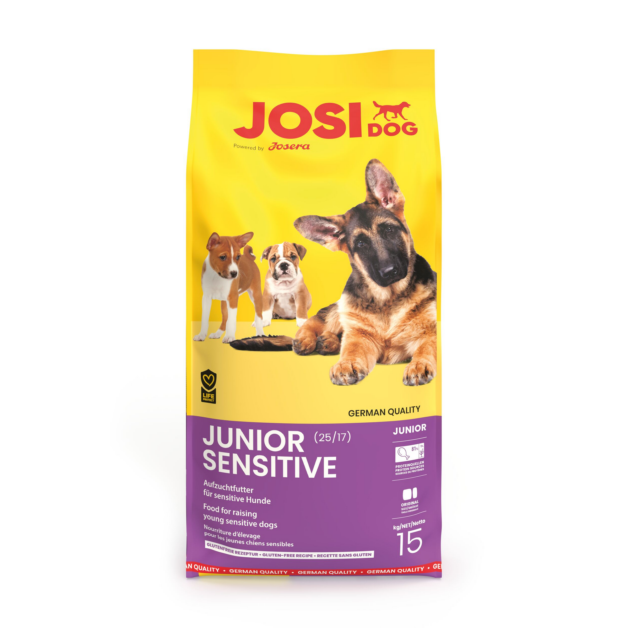 Hundefutter Junior Sensitive 15 kg