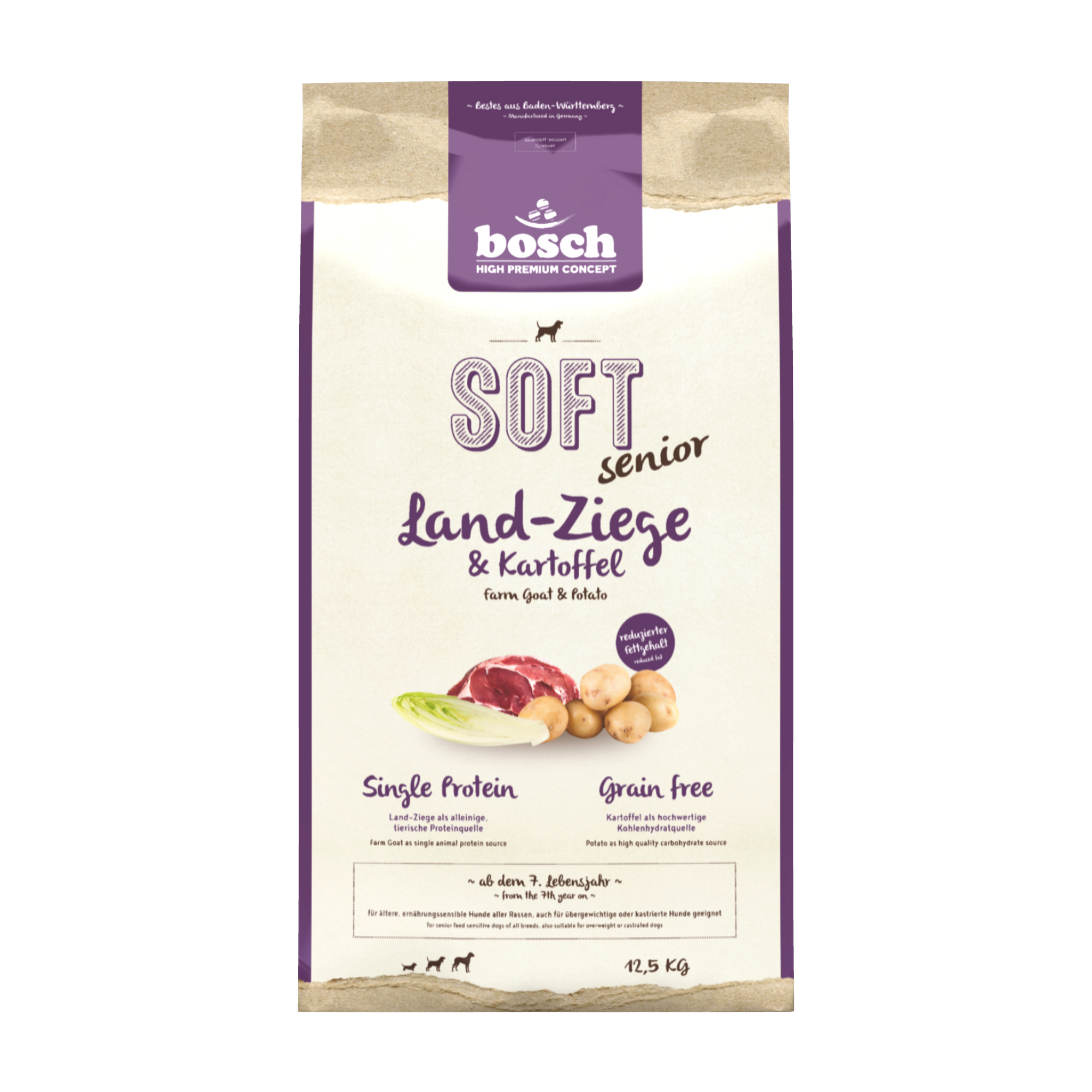 Hundefutter 'High Premium Concept Soft/Plus' Soft Senior Ziege 12,5 kg
