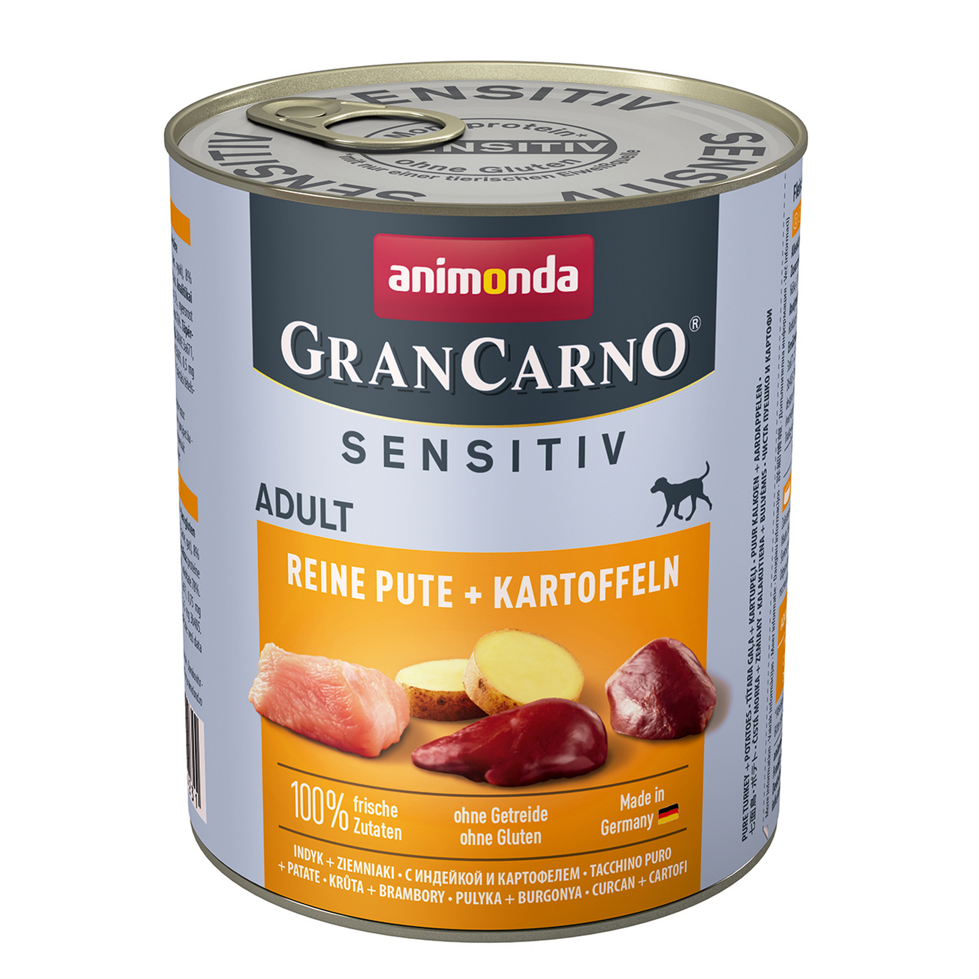 Hundefutter 'granCarno' Sensitive Pute & Kartoffel 800 g