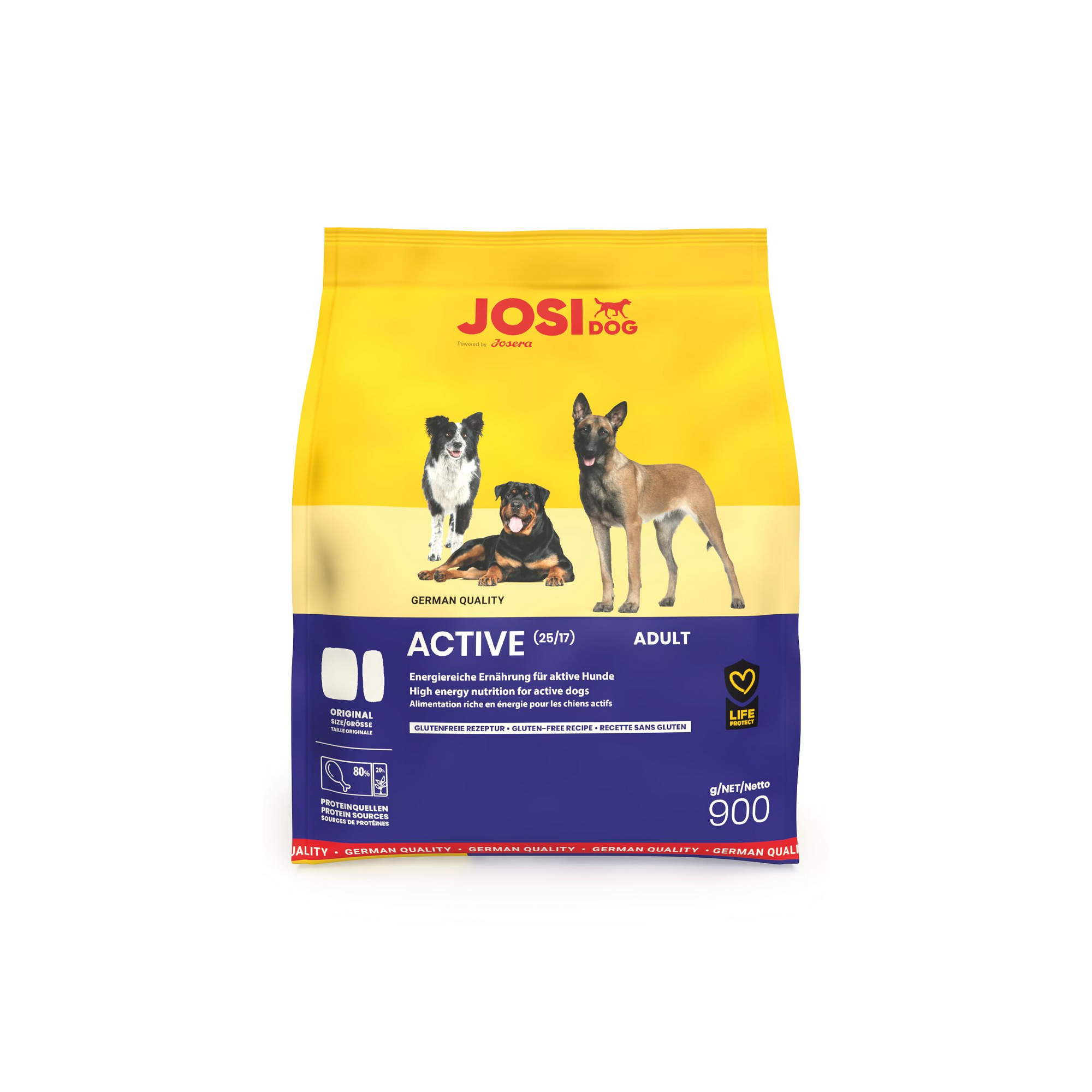 Hundetrockenfutter Active 900 g