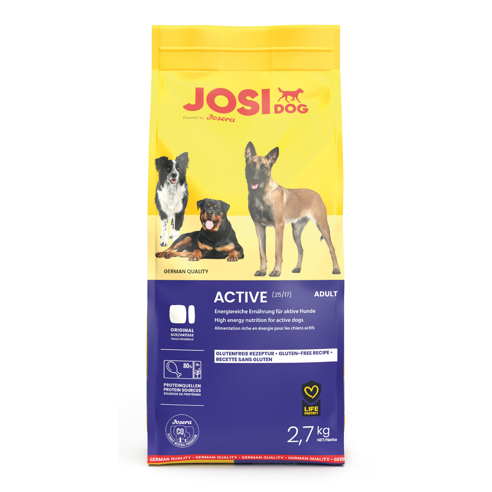 Hundetrockenfutter Active 2,7 kg