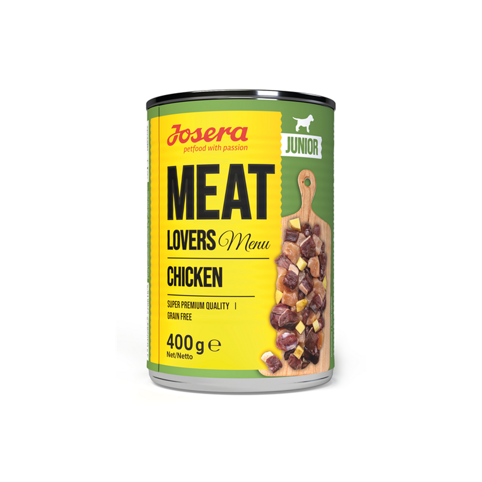 Hundefutter 'Meat Lovers' Junior Menu Hühnchen 400 g