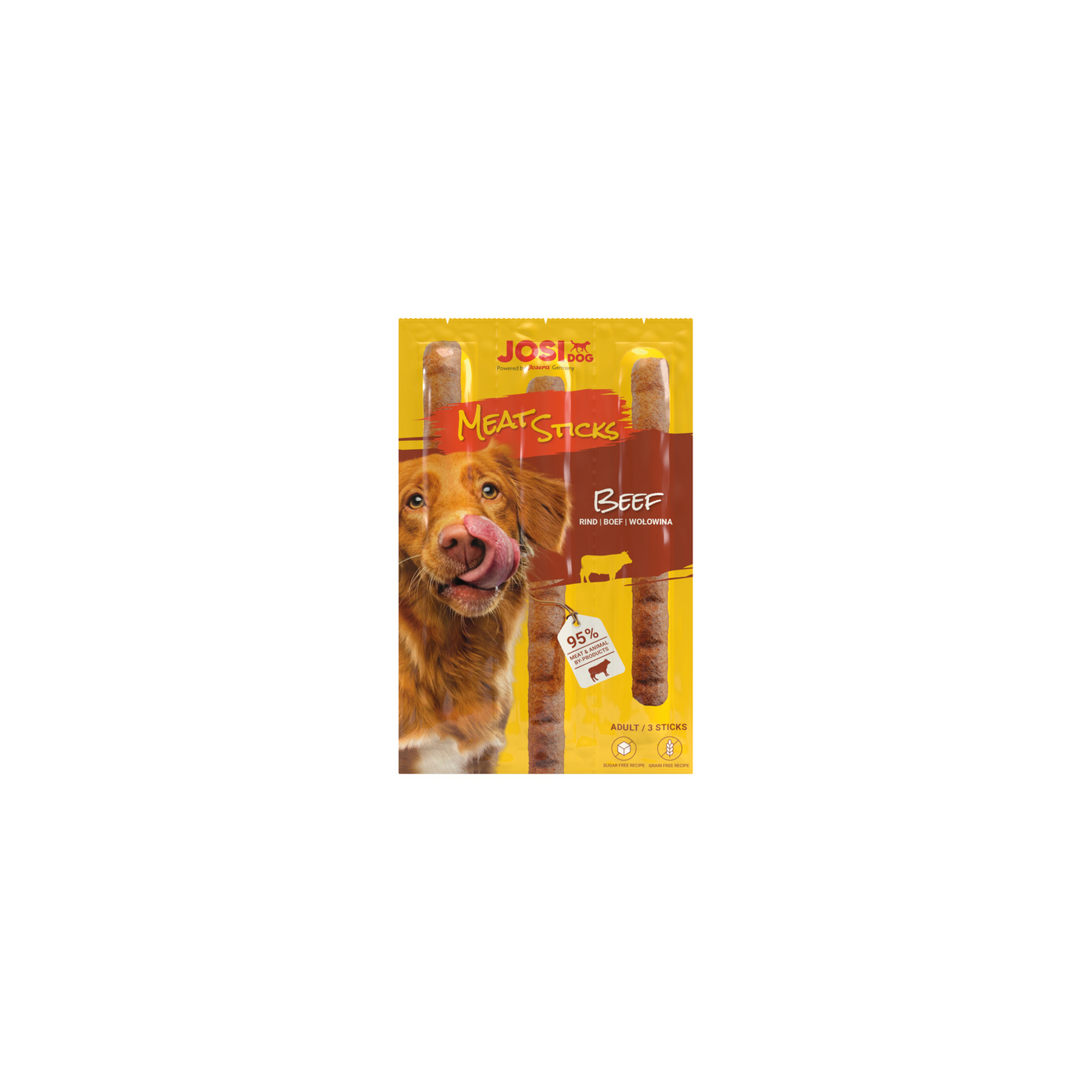 Dog Meat Sticks Beef 33 g, 3er-Pack