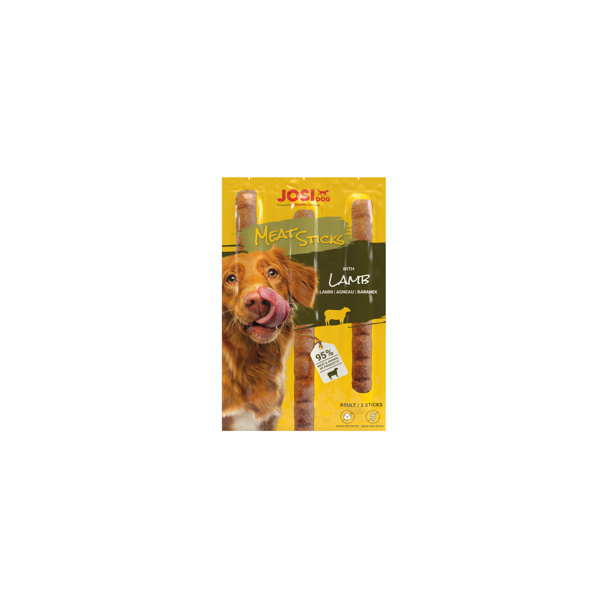 Dog Meat Sticks Lamb 33 g, 3er-Pack