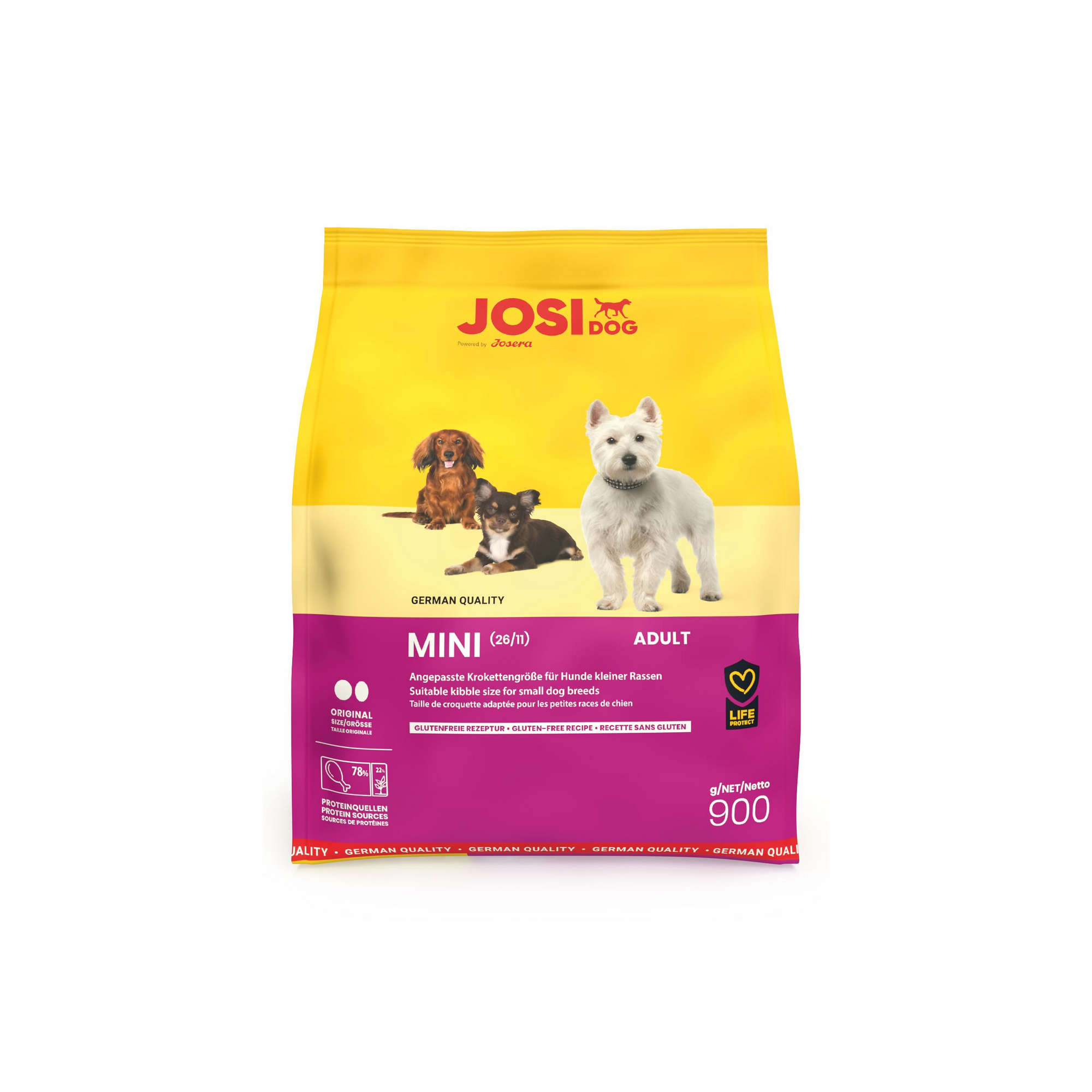 Hundetrockenfutter Mini für kleine Hunde 900 g