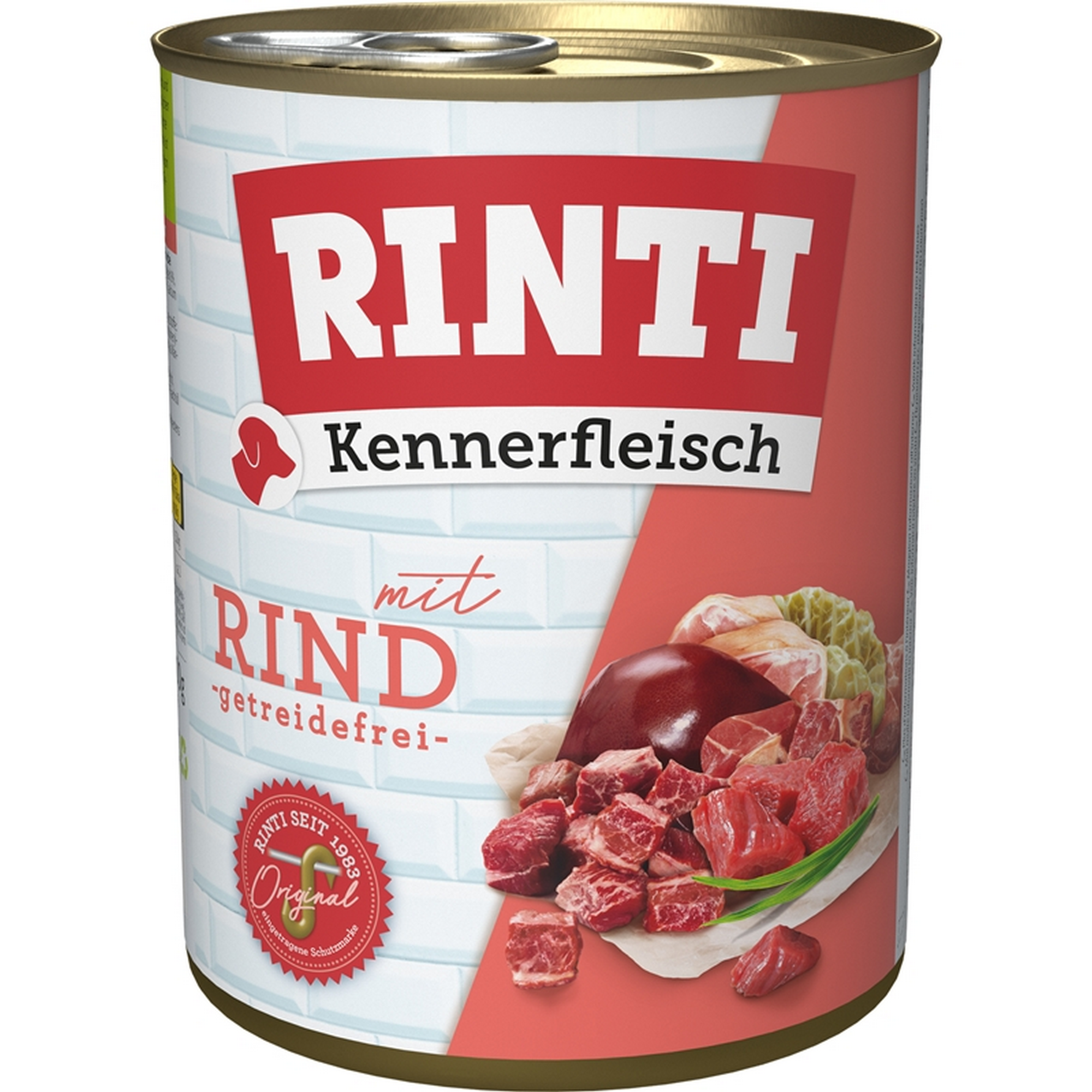 Hundefutter 'Kennerfleisch' Rind Dose 800 g