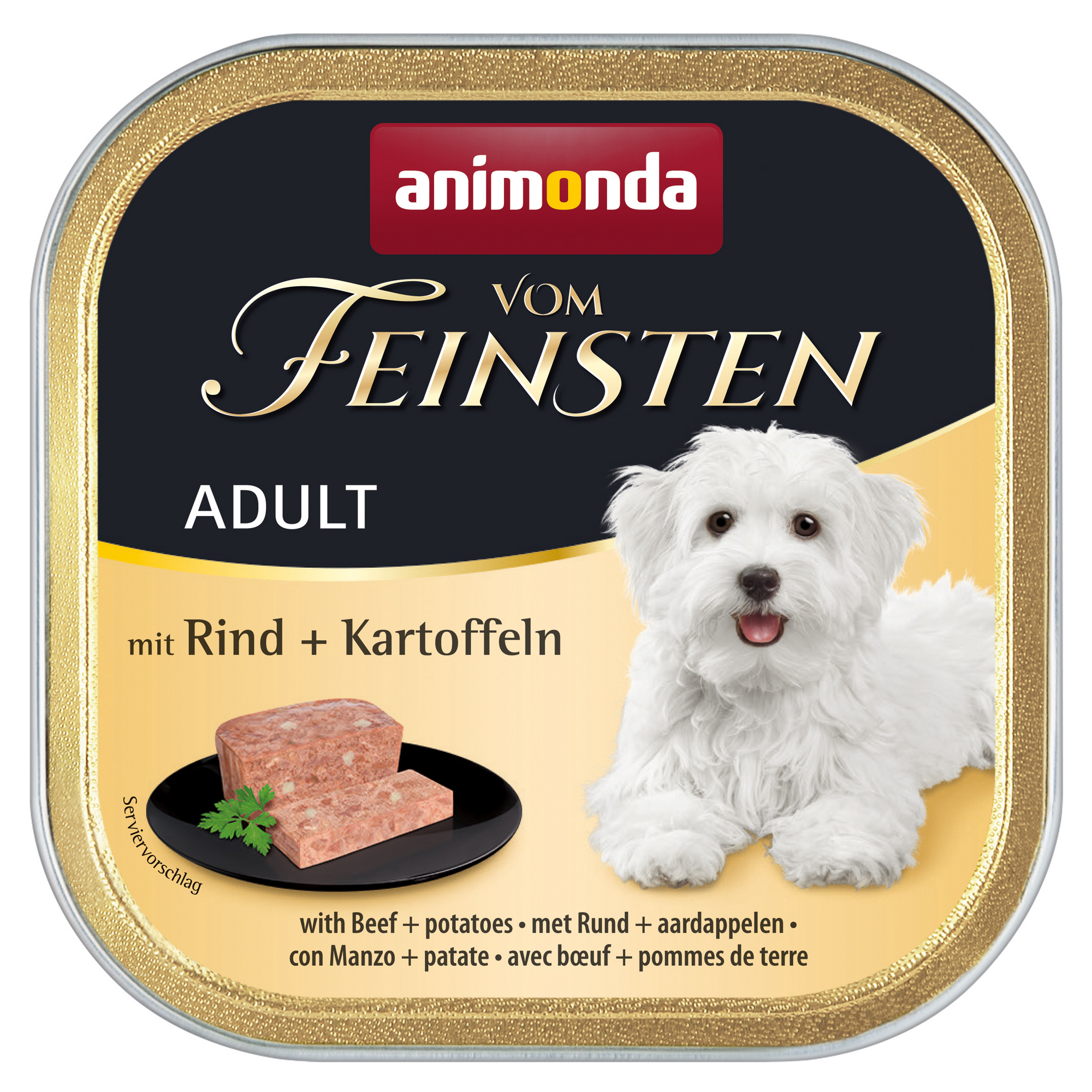 Hundefutter 'Vom Feinsten' Adult Rind & Kartoffel 150 g