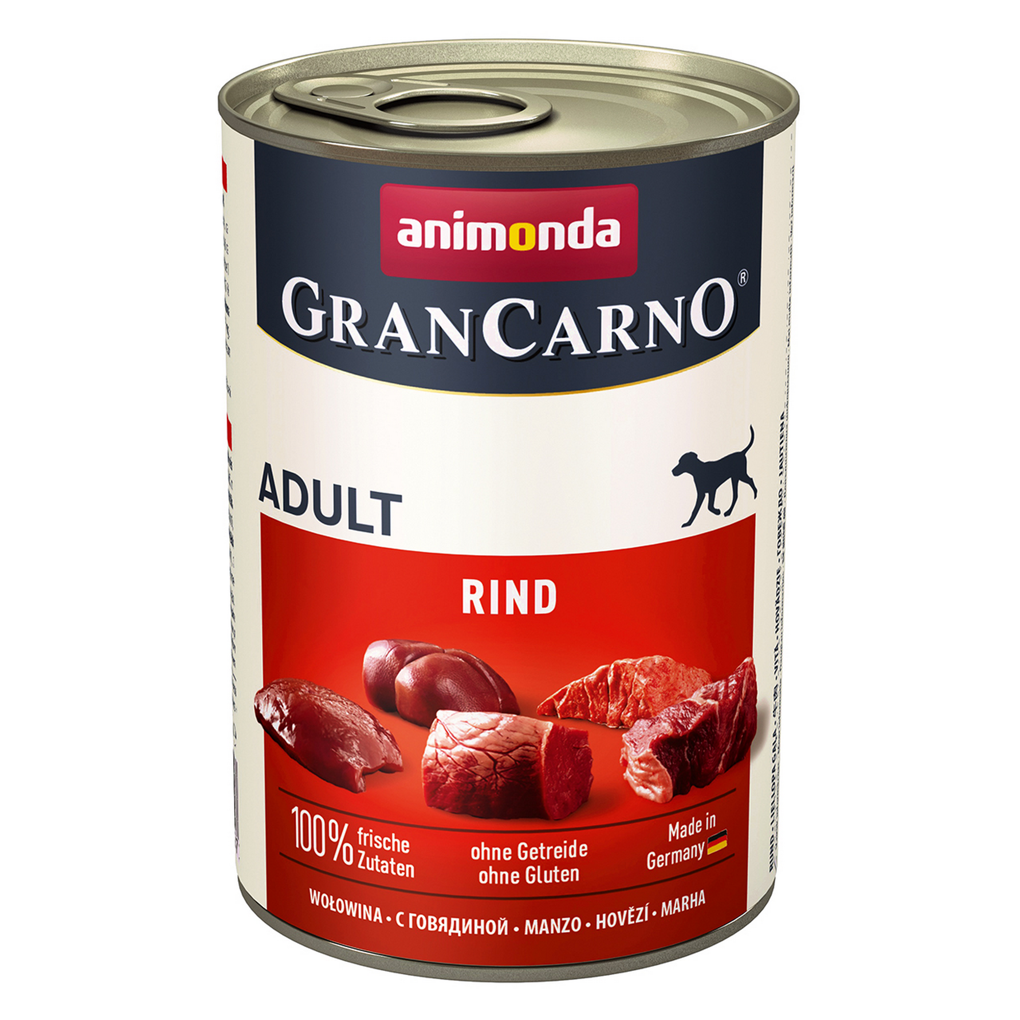 Hundefutter 'granCarno' Adult Rind 400 g