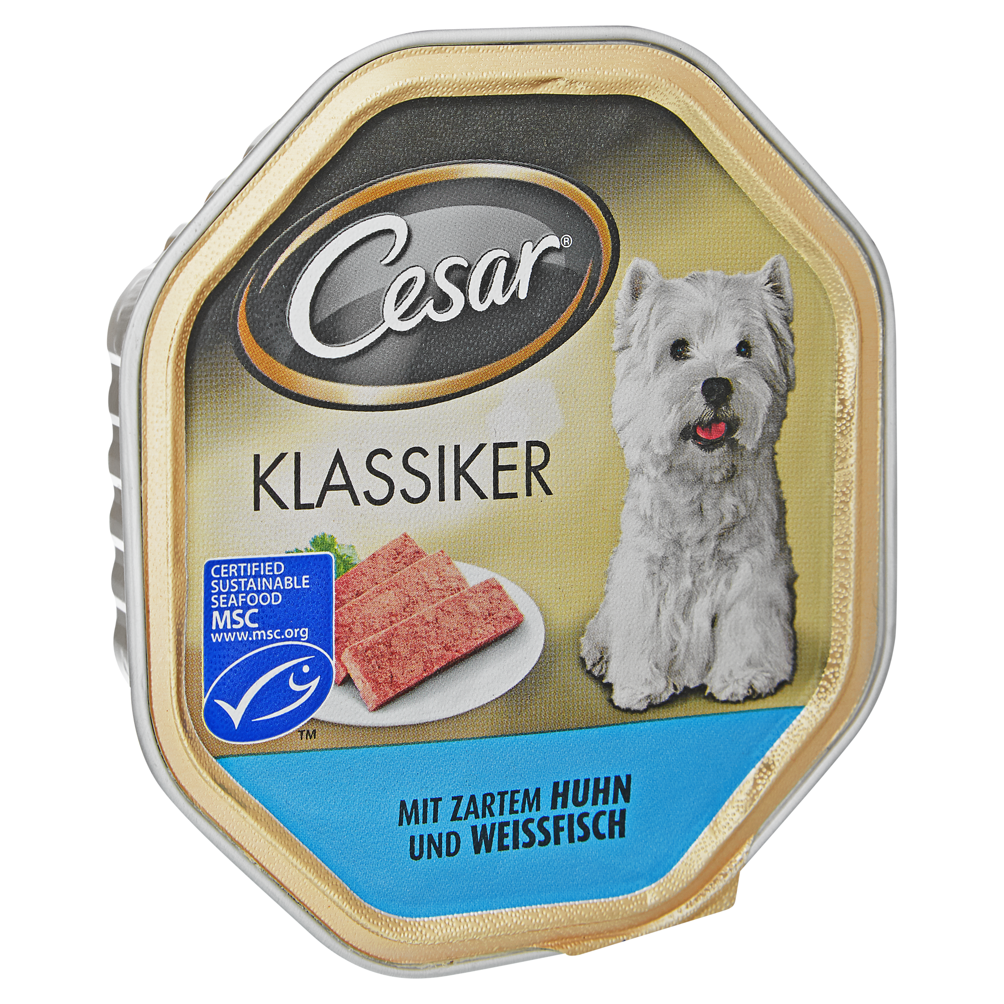 Hundenassfutter "Klassiker" mit Huhn/Weißfisch 150 g + product picture