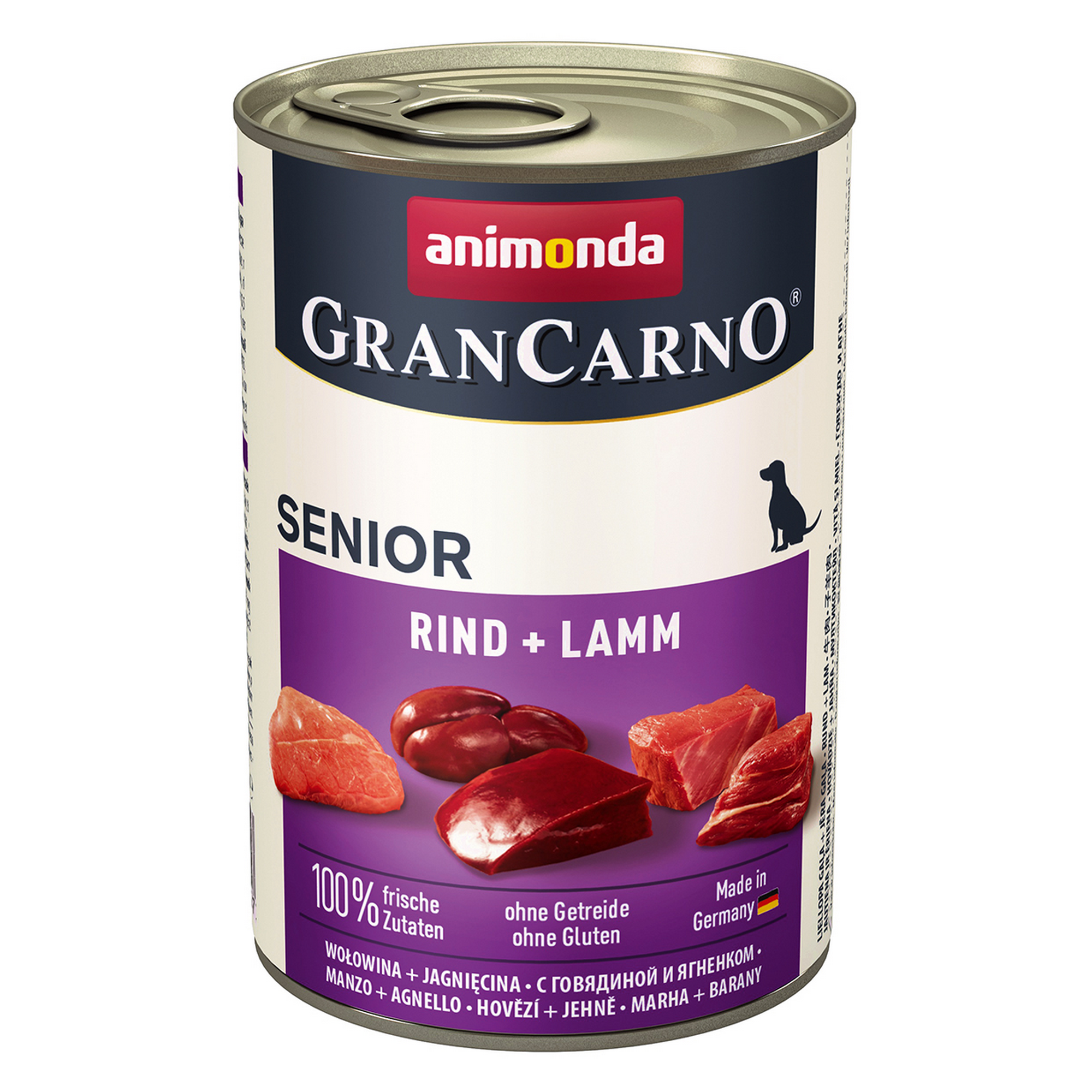 Hundefutter 'granCarno' Senior Kalb & Lamm 400 g