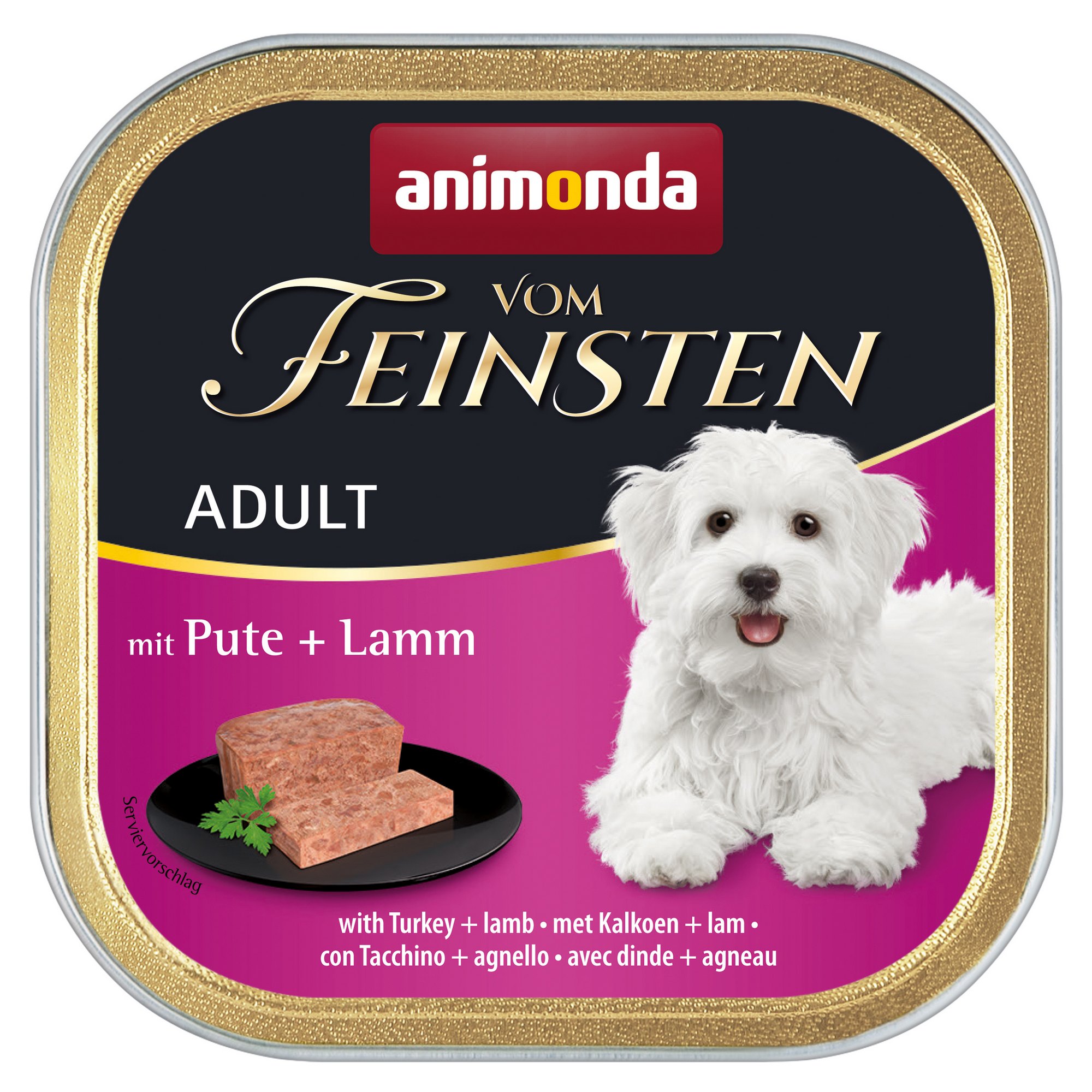 Hundefutter 'Vom Feinsten' Adult Pute & Lamm 150 g