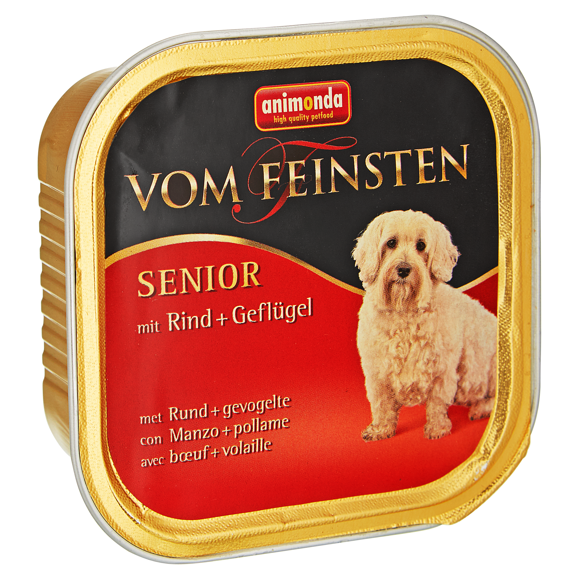 Hundenassfutter "Vom Feinsten" Senior mit Rind/Geflügel 150 g + product picture
