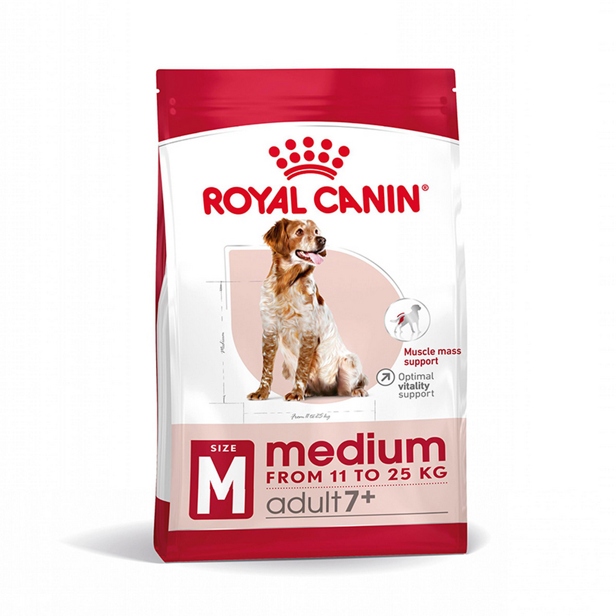 Hundetrockenfutter 'Medium Adult 7+' 4 kg