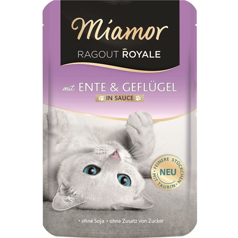 Katzennassfutter 'Ragout Royal' Ente & Geflügel in Sauce Adult 100 g