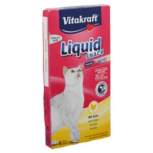 Katzensnack "Liquid Snack" mit Huhn/Taurin 6x 15 g