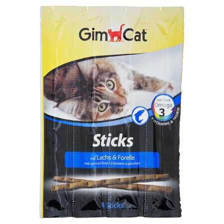 2. Bild von Katzensticks mit Lachs & Forelle 4x 5 g