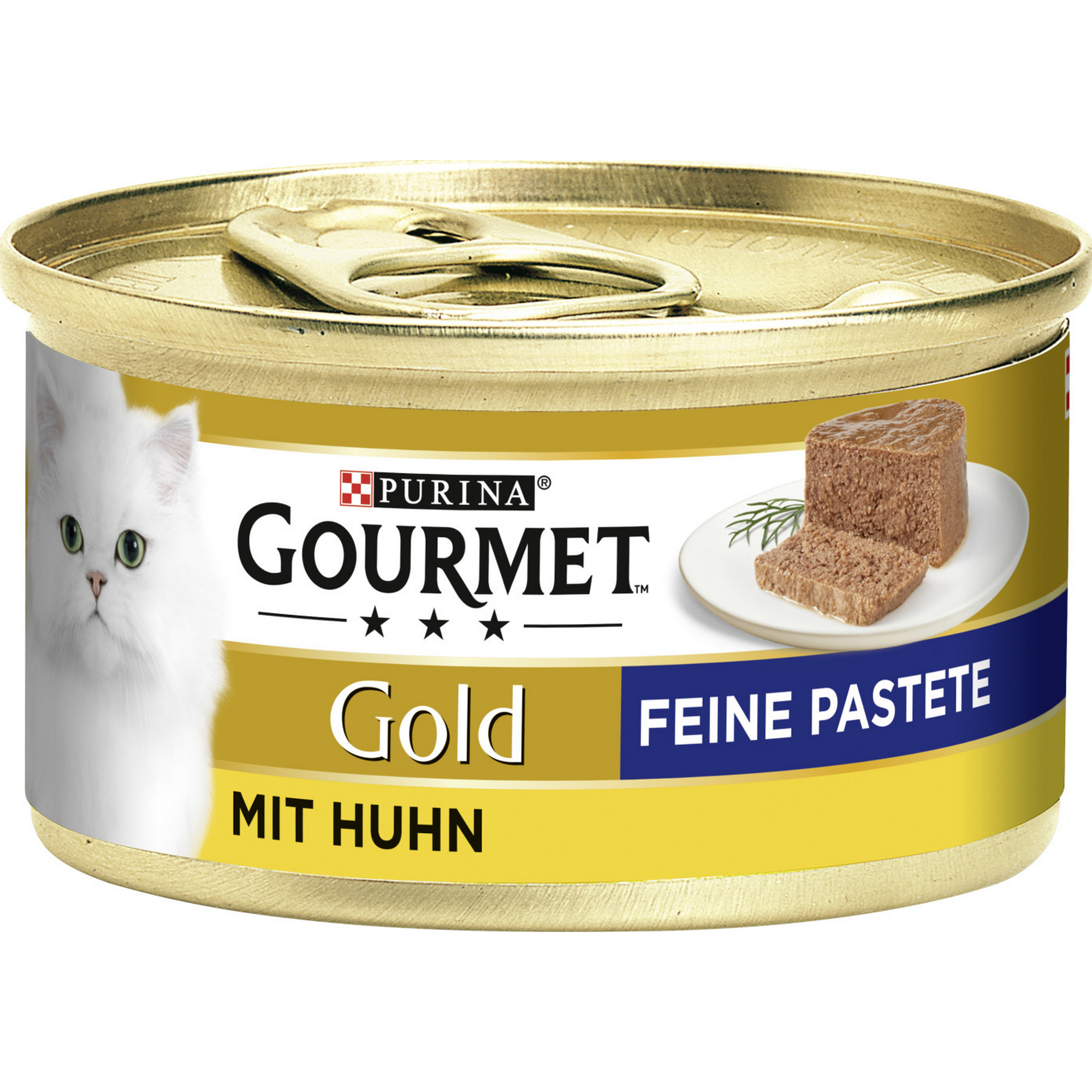 Katzenfutter 'Gourmet Gold Feine Pastete' Huhn 85 g
