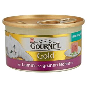 Katzennassfutter "Gourmet Gold" Feine Pastete mit Lamm & grünen Bohnen 85 g