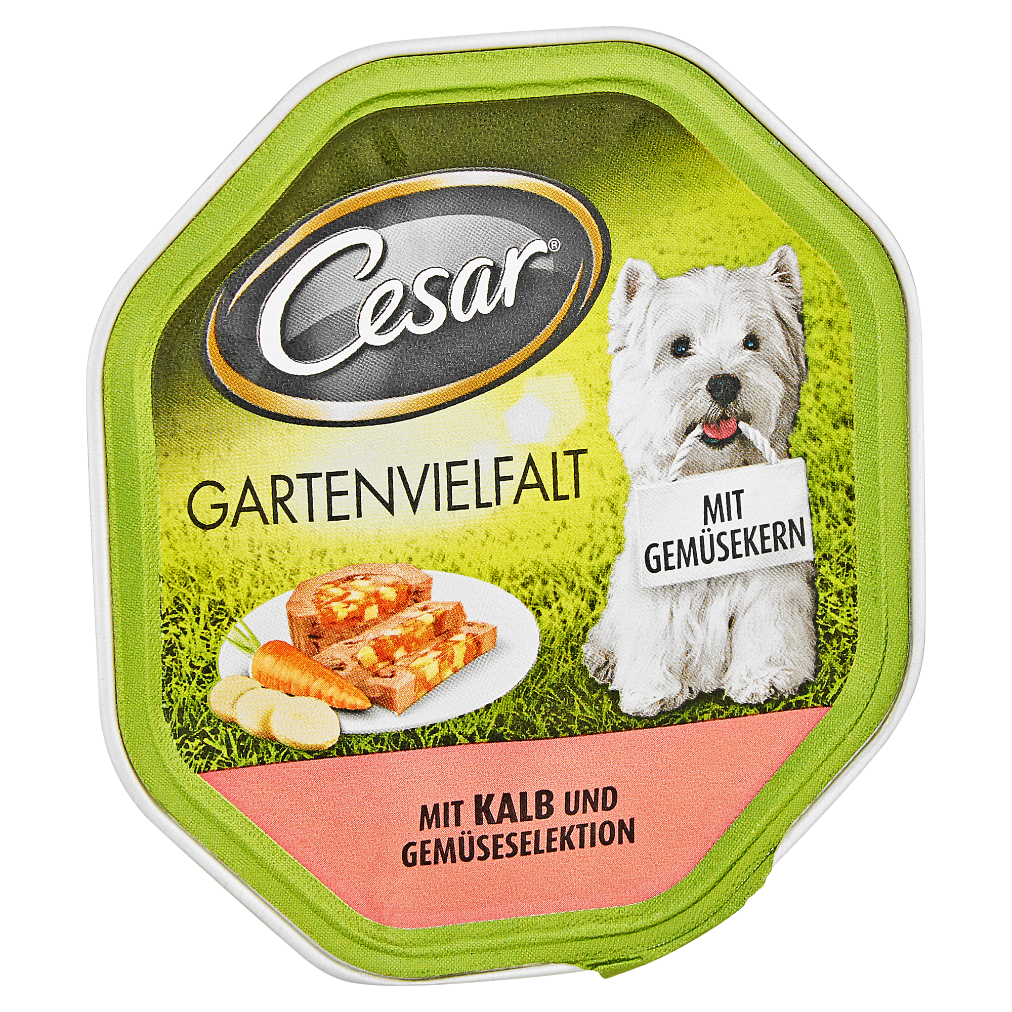 Hundenassfutter "Gartenvielfalt" mit Kalb und Gemüseselektion 150 g + product picture