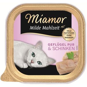 Katzenfutter 'Milde Mahlzeit' Geflügel und Schinken 100 g